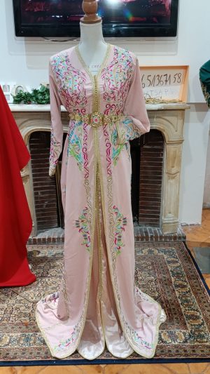 caftan marocain d'occasion - takchita deux pièces