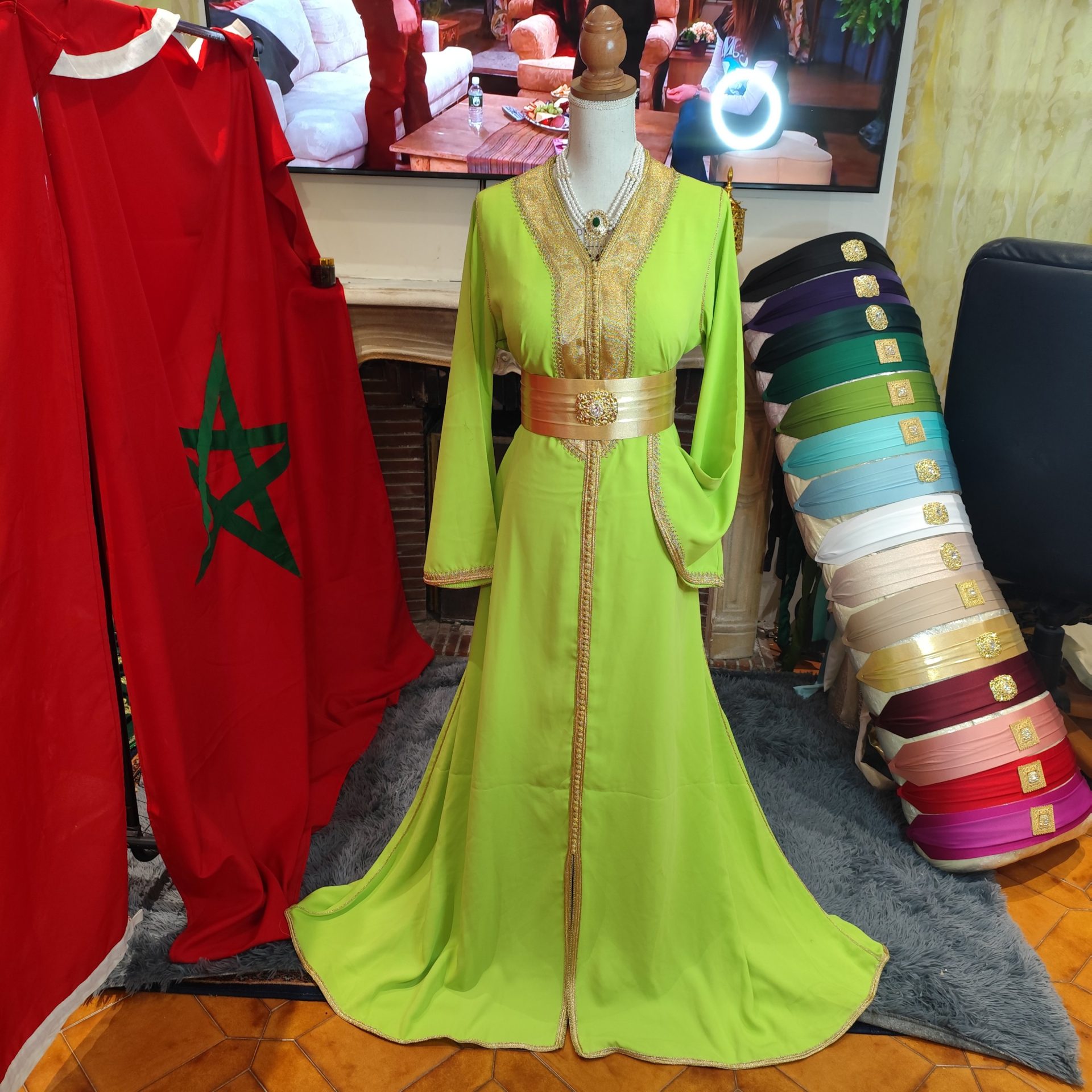 caftan marocain quasiment neuf – Image 9