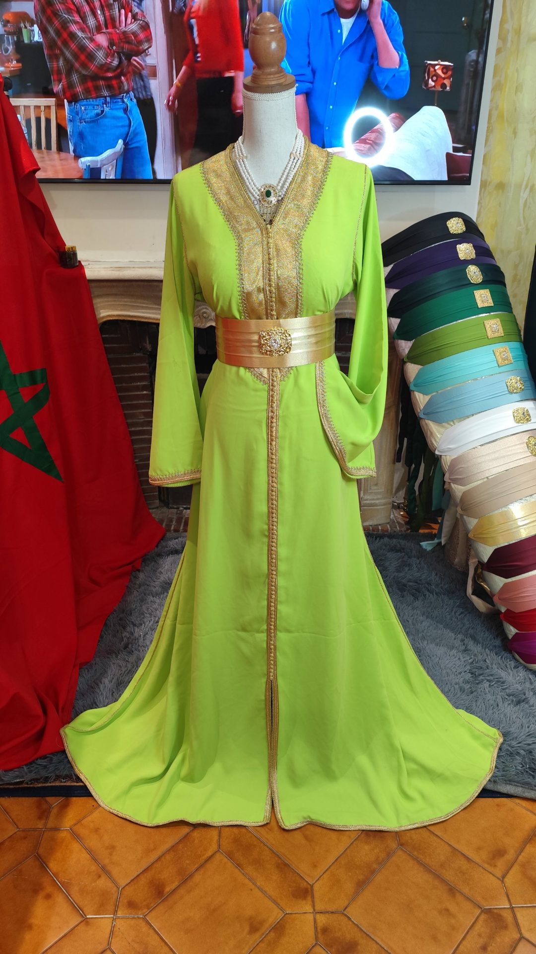 caftan marocain quasiment neuf – Image 6