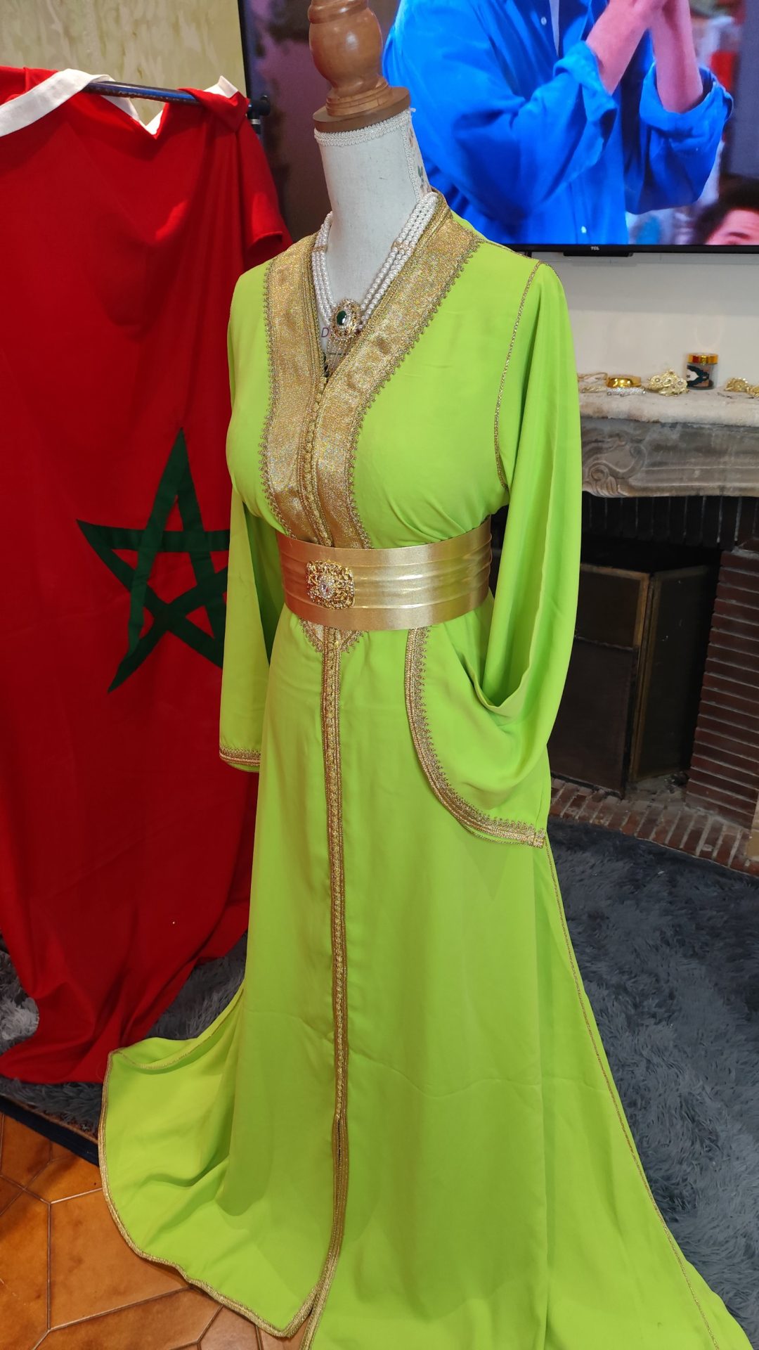 caftan marocain quasiment neuf – Image 8