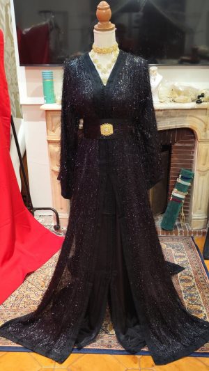 caftan marocain neuf avec ceinture – Takchita deux pièces