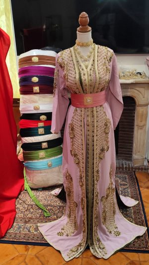 caftan marocain neuf doublé - Takchita deux pièces