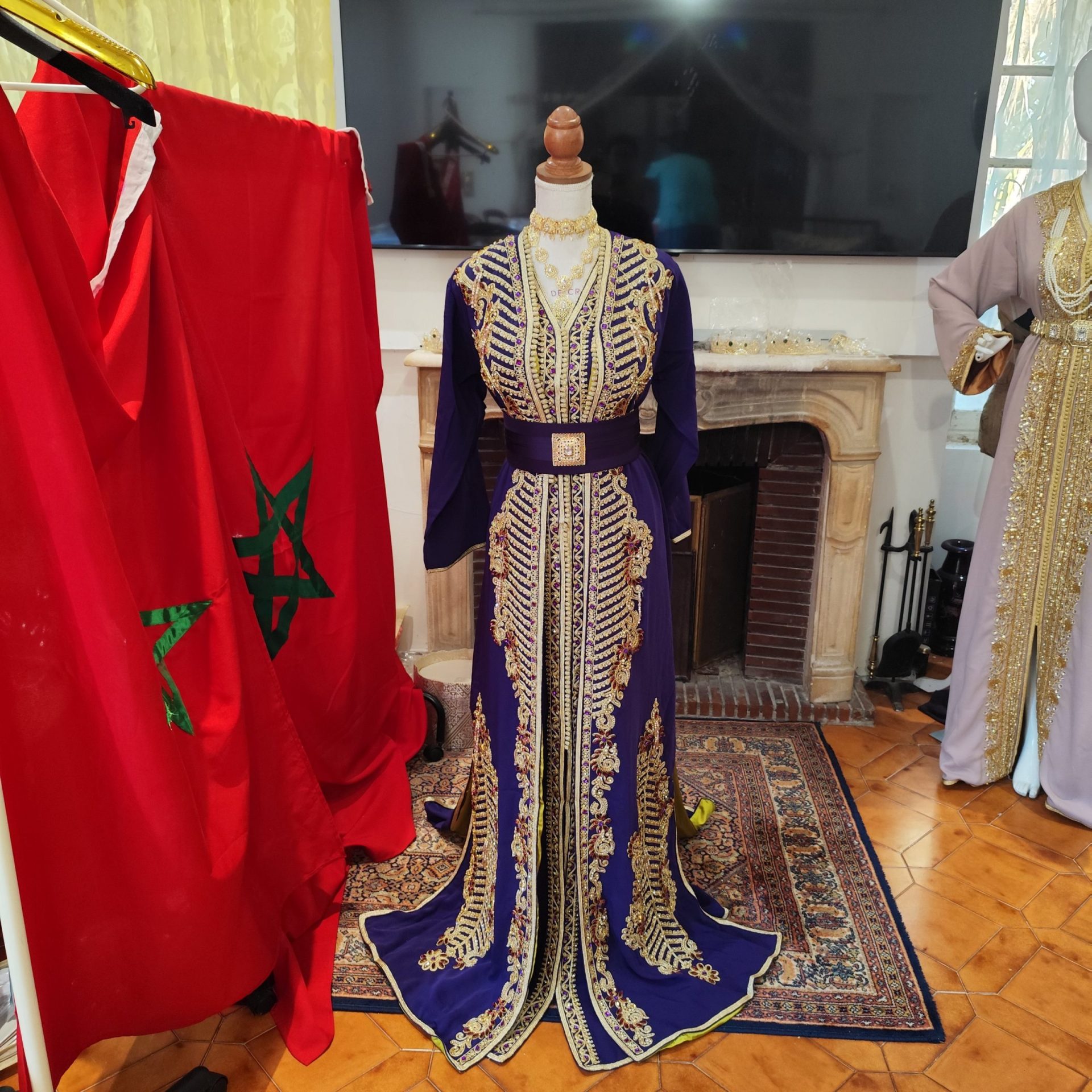 caftan marocain neuf doublé