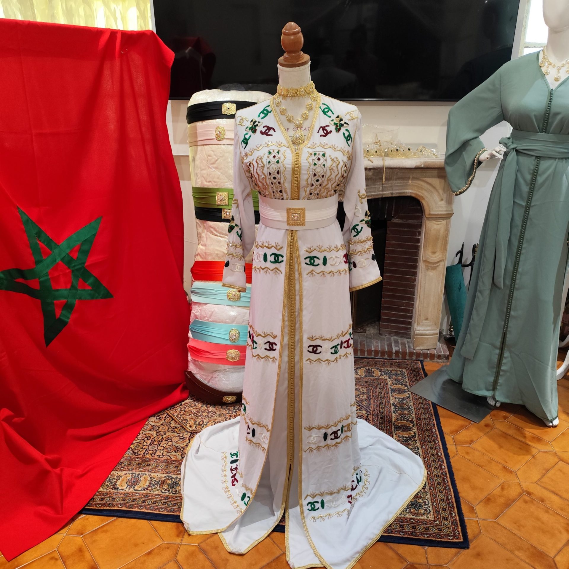 caftan marocain d occasion grande taille – Image 5