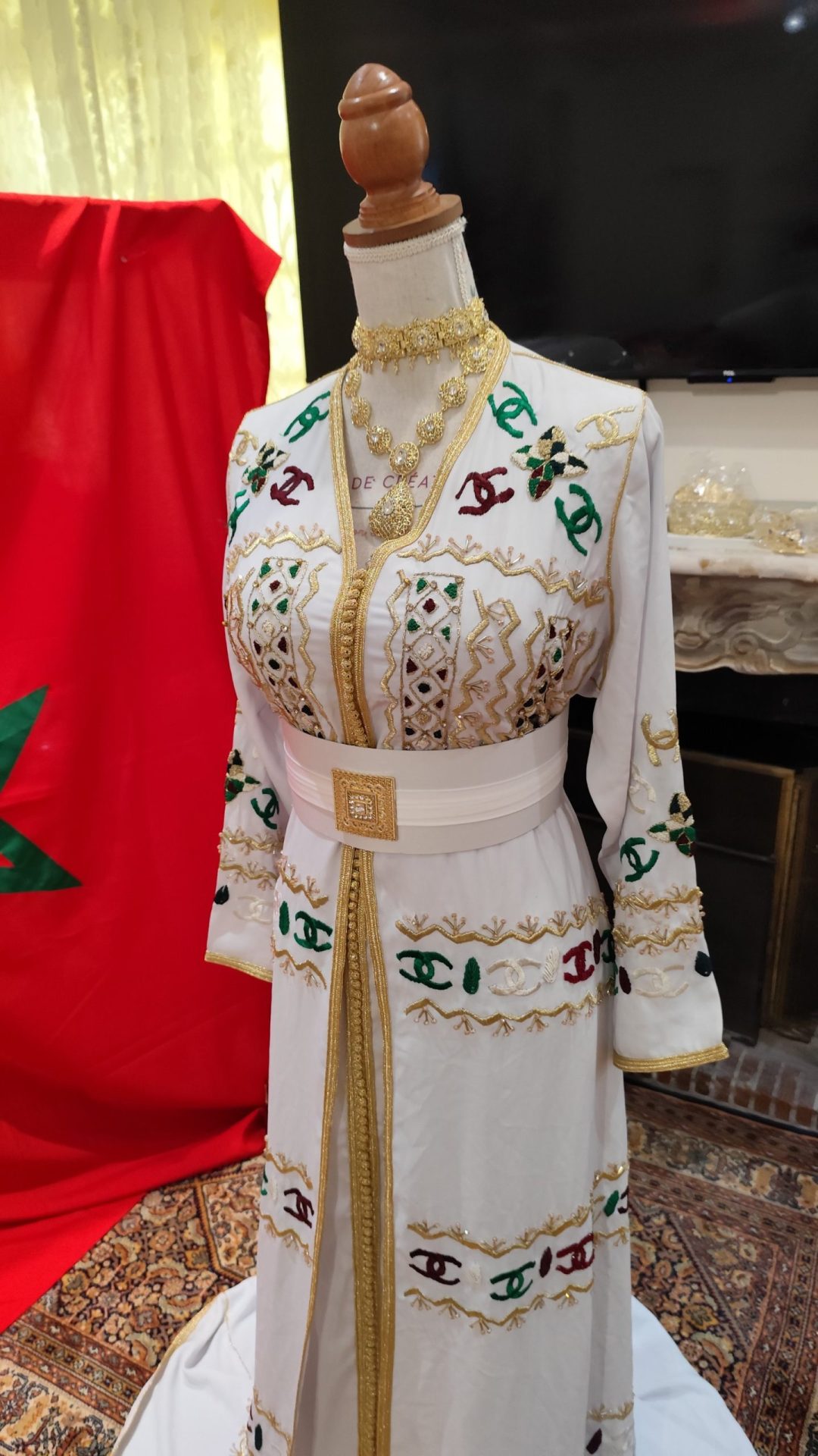 caftan marocain d occasion grande taille – Image 3