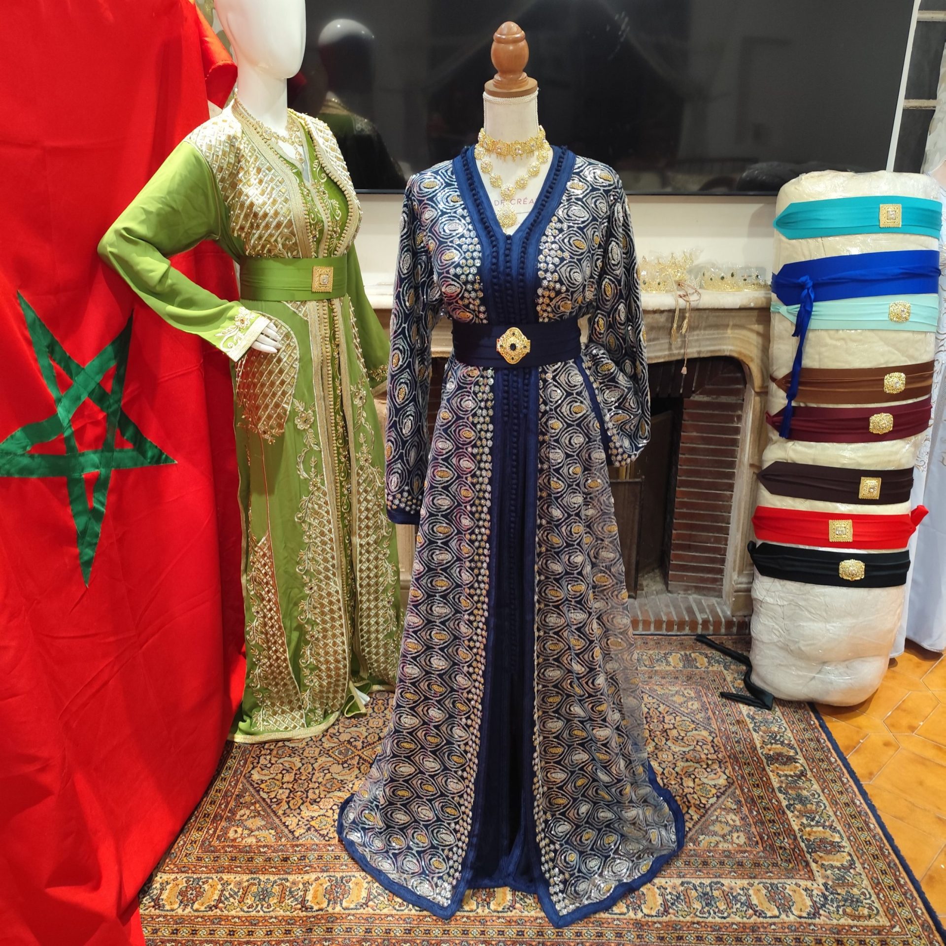 caftan marocain neuf _ takchita deux pieces