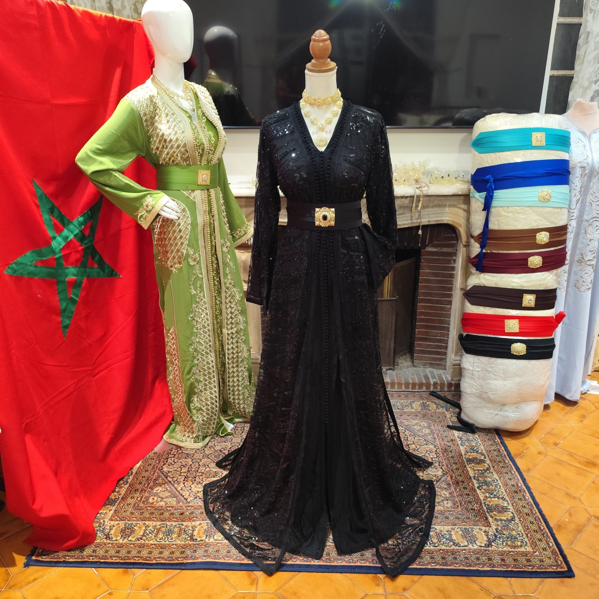 caftan marocain neuf takchita deux pièces