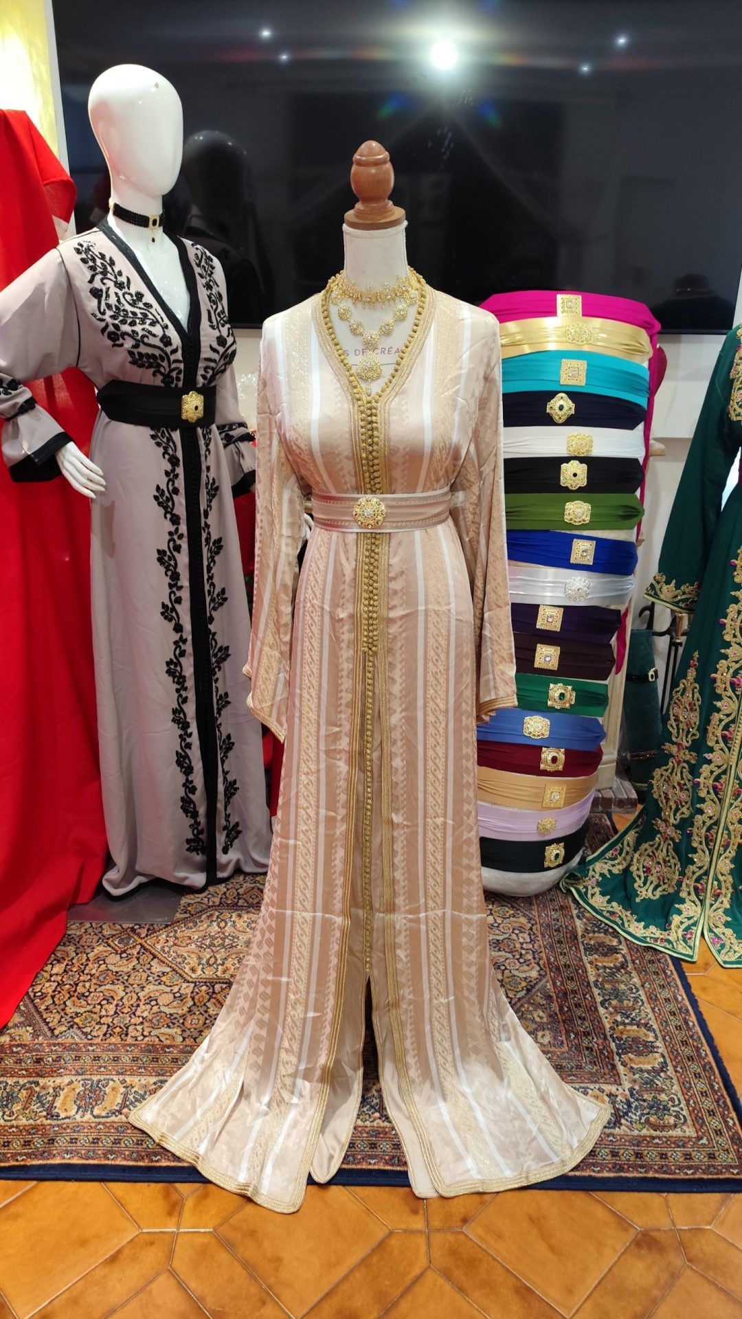 caftan marocain neuf avec ceinture – Image 6