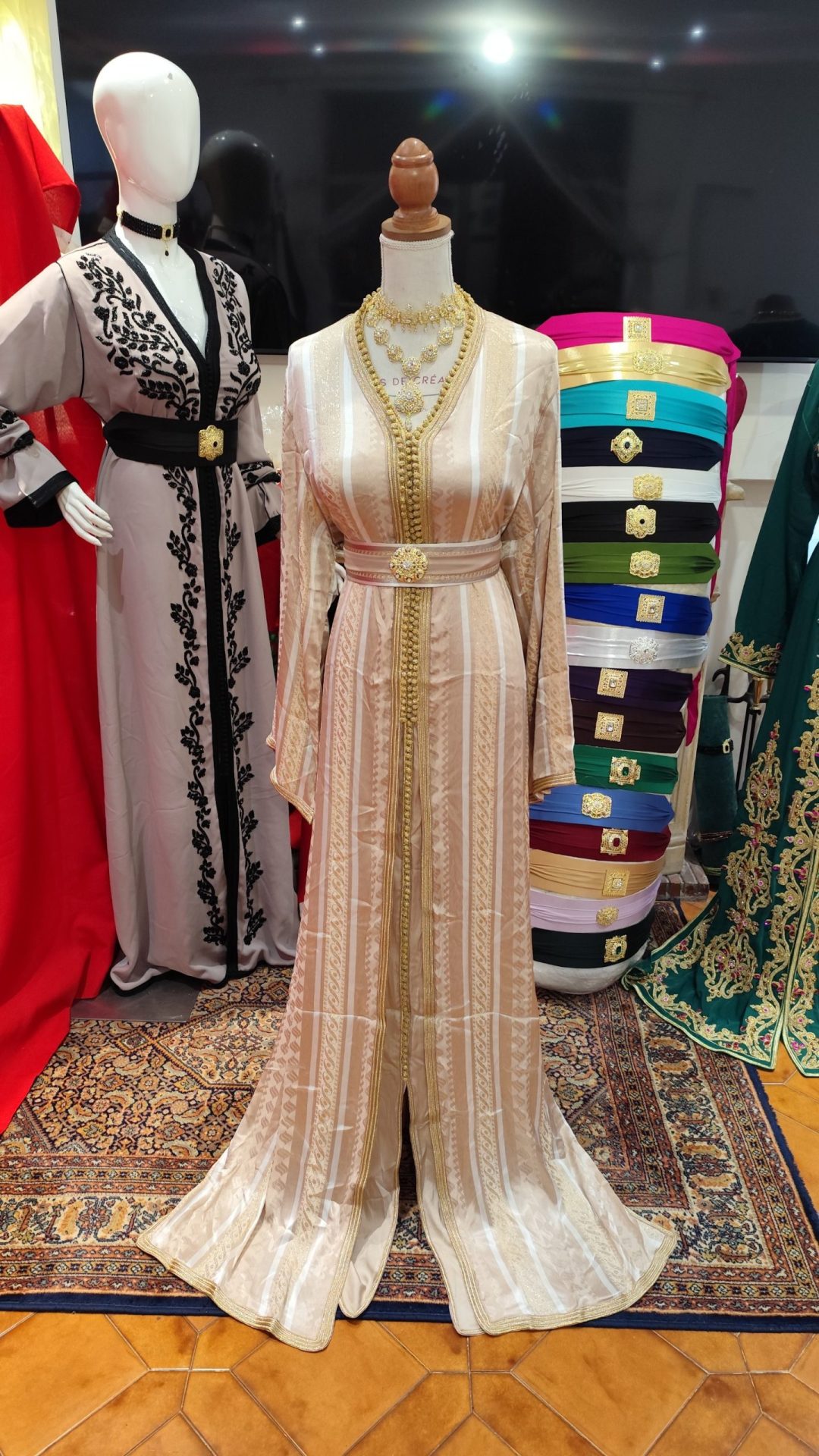 caftan marocain neuf avec ceinture – Image 10