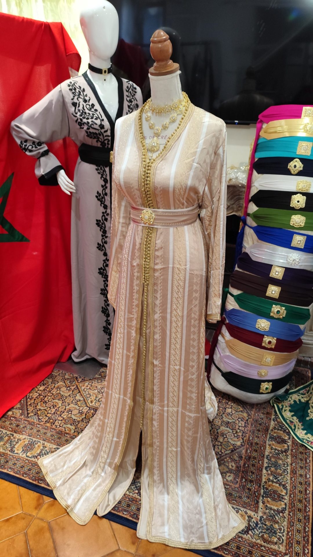 caftan marocain neuf avec ceinture – Image 5
