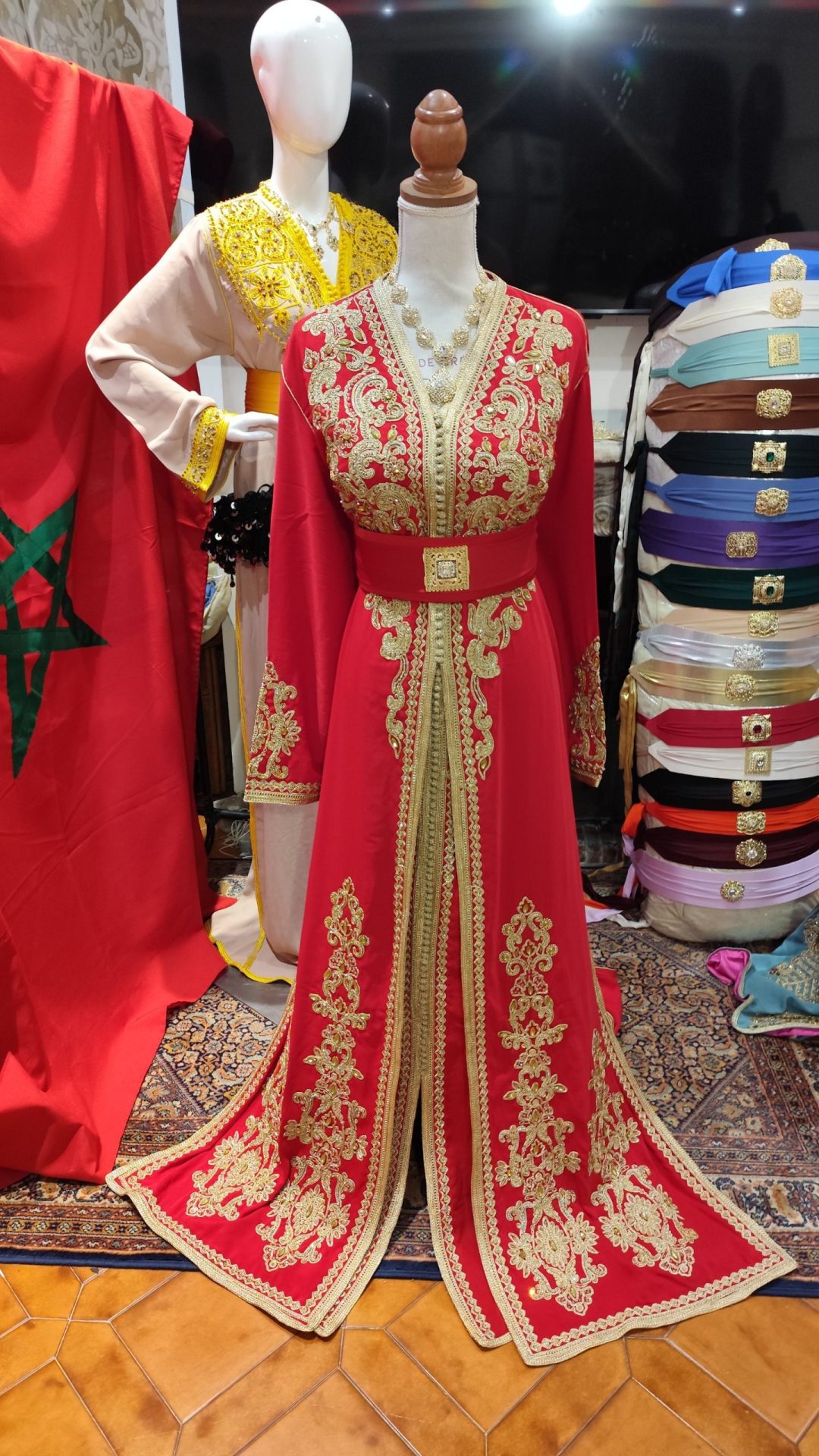 caftan marocain neuf grande taille _ takchita deux pièces – Image 8