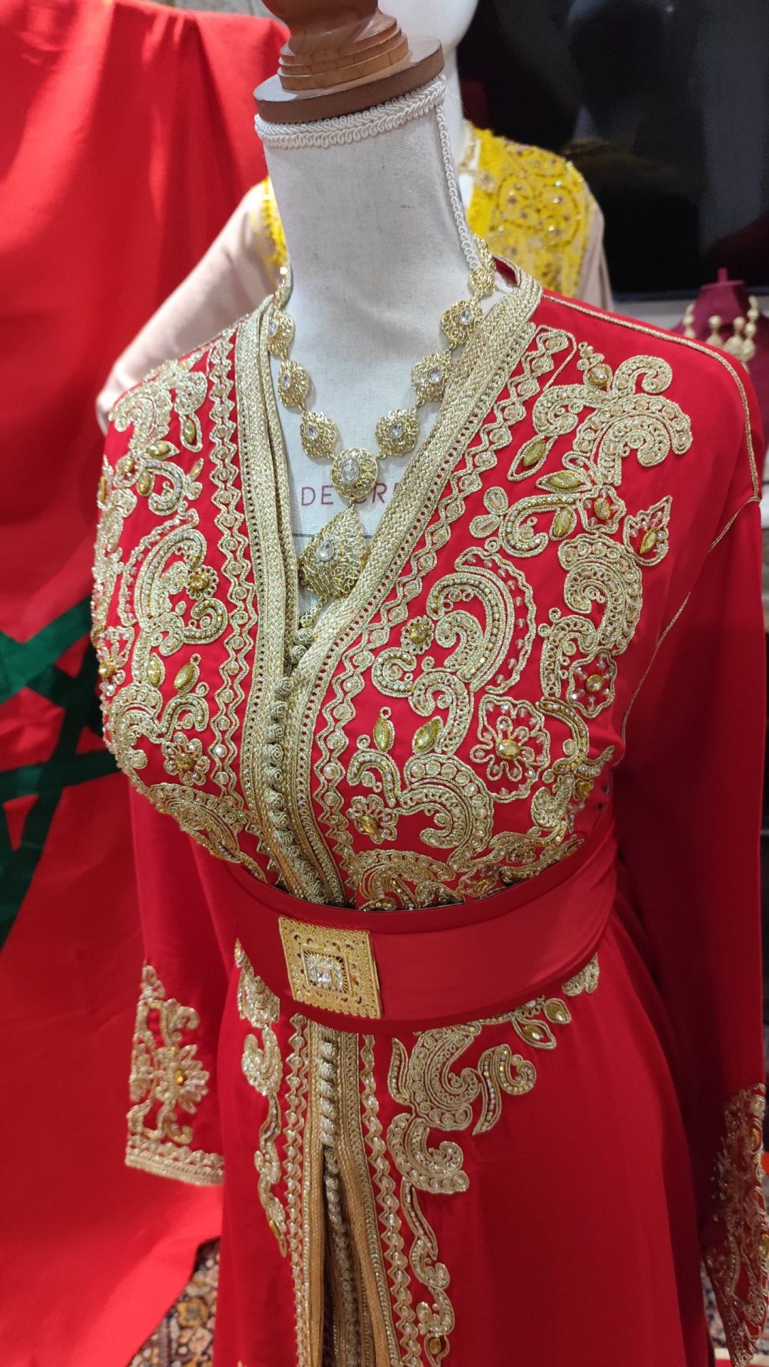 caftan marocain neuf grande taille _ takchita deux pièces – Image 13