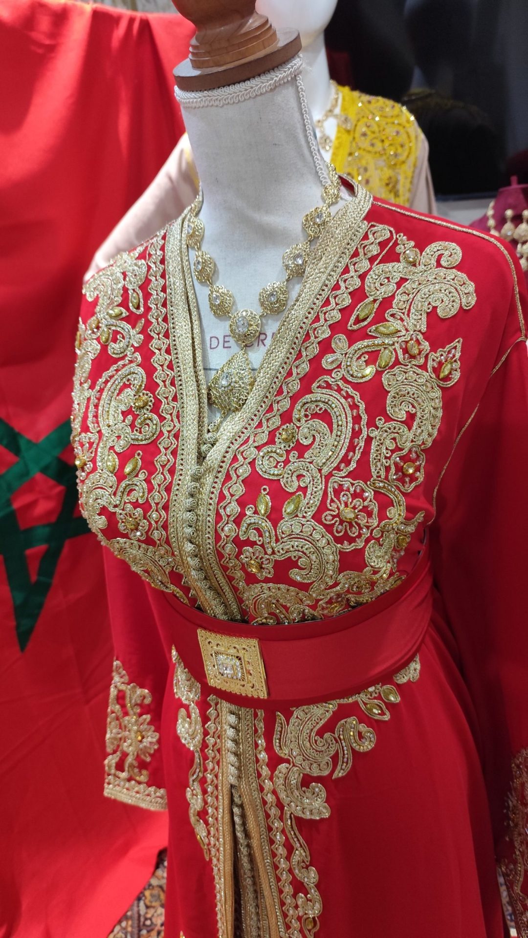 caftan marocain neuf grande taille _ takchita deux pièces – Image 5