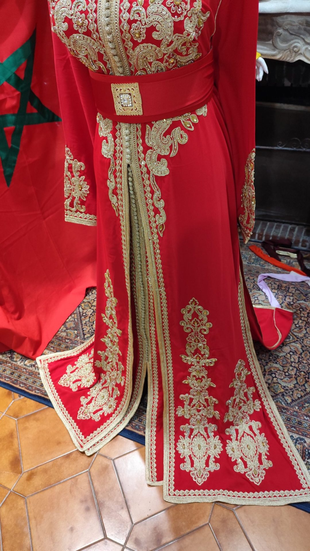caftan marocain neuf grande taille _ takchita deux pièces – Image 12