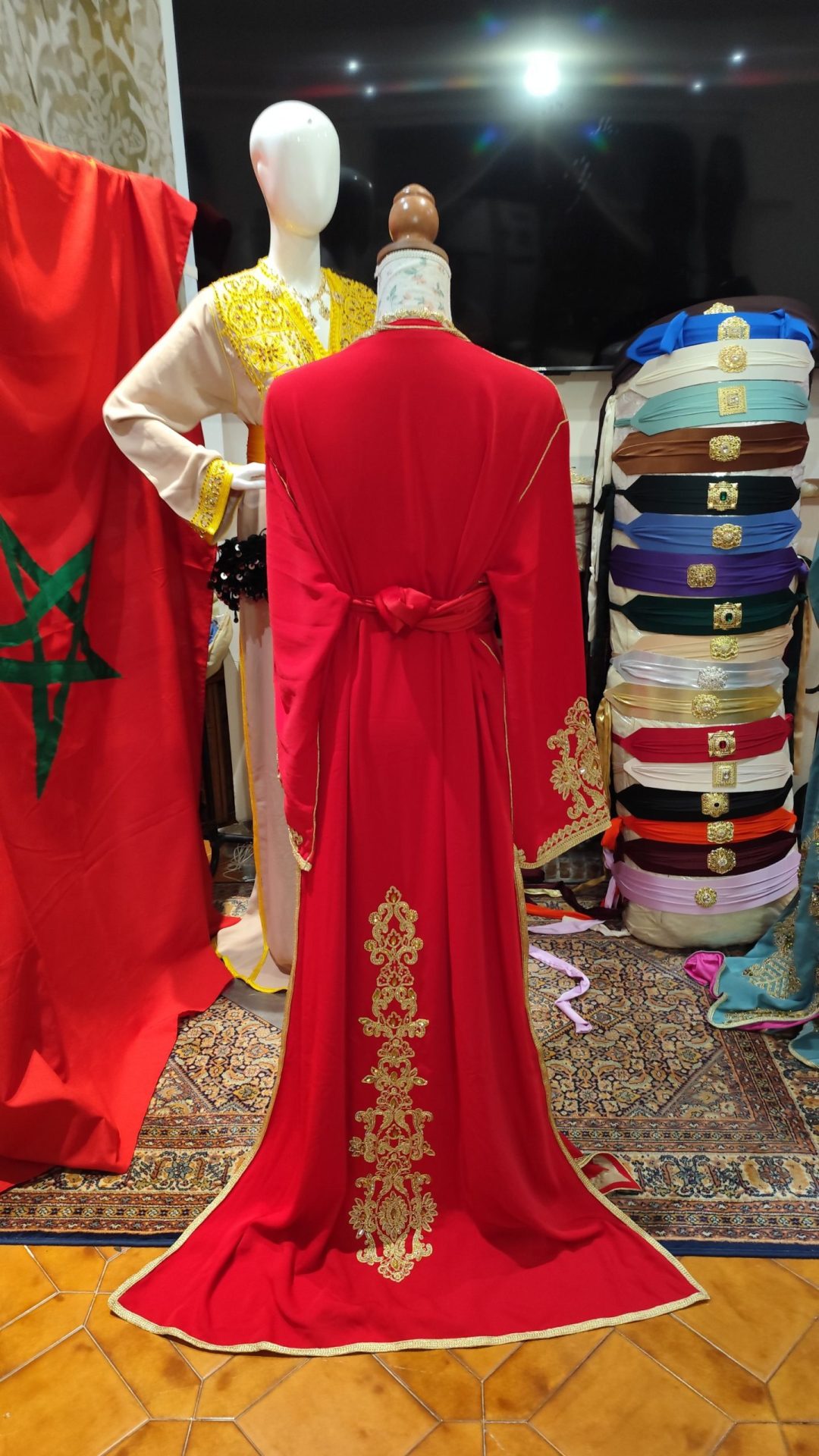 caftan marocain neuf grande taille _ takchita deux pièces – Image 3