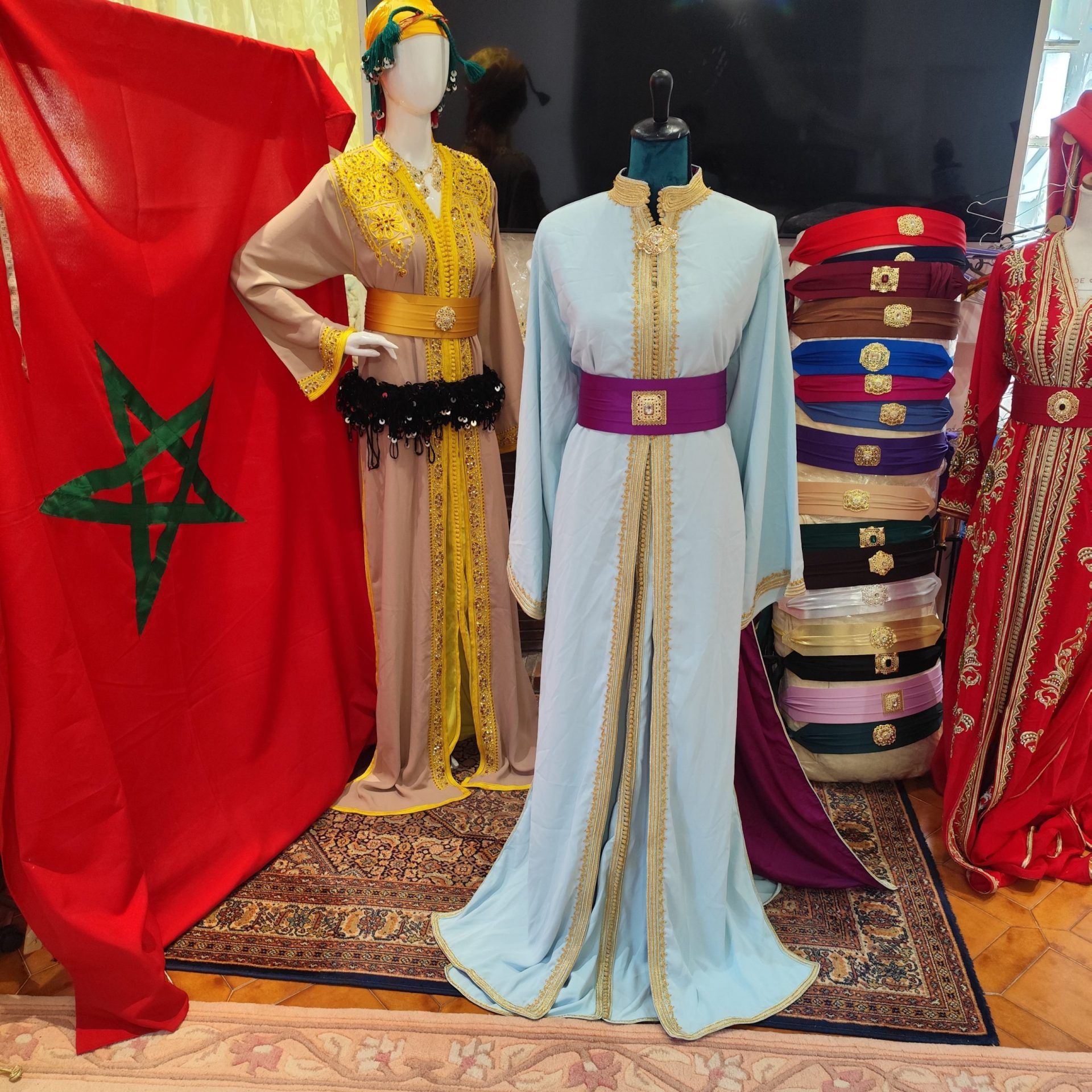 caftan marocain d occasion grande taille doublé