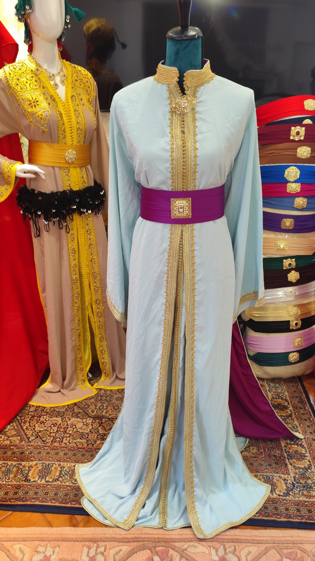 caftan marocain d occasion grande taille doublé – Image 2