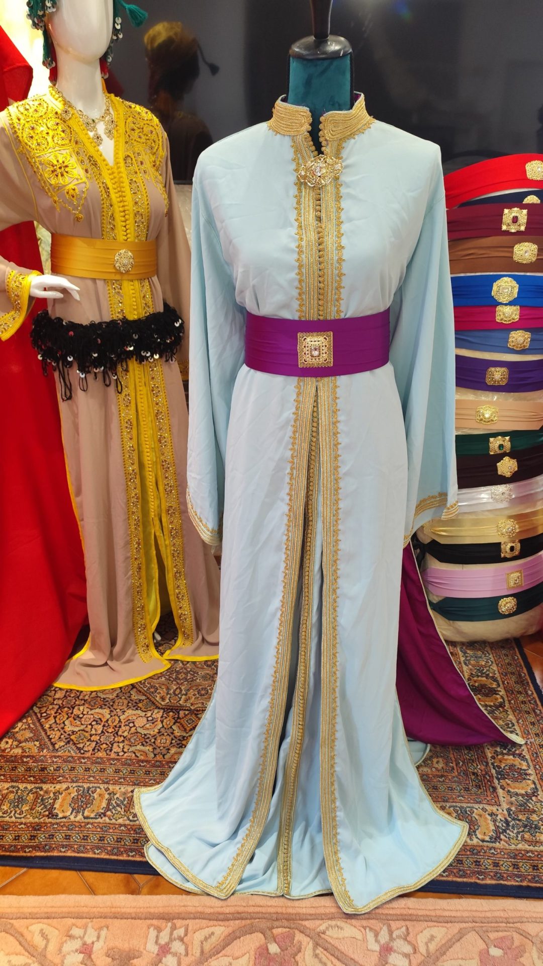 caftan marocain d occasion grande taille doublé – Image 11