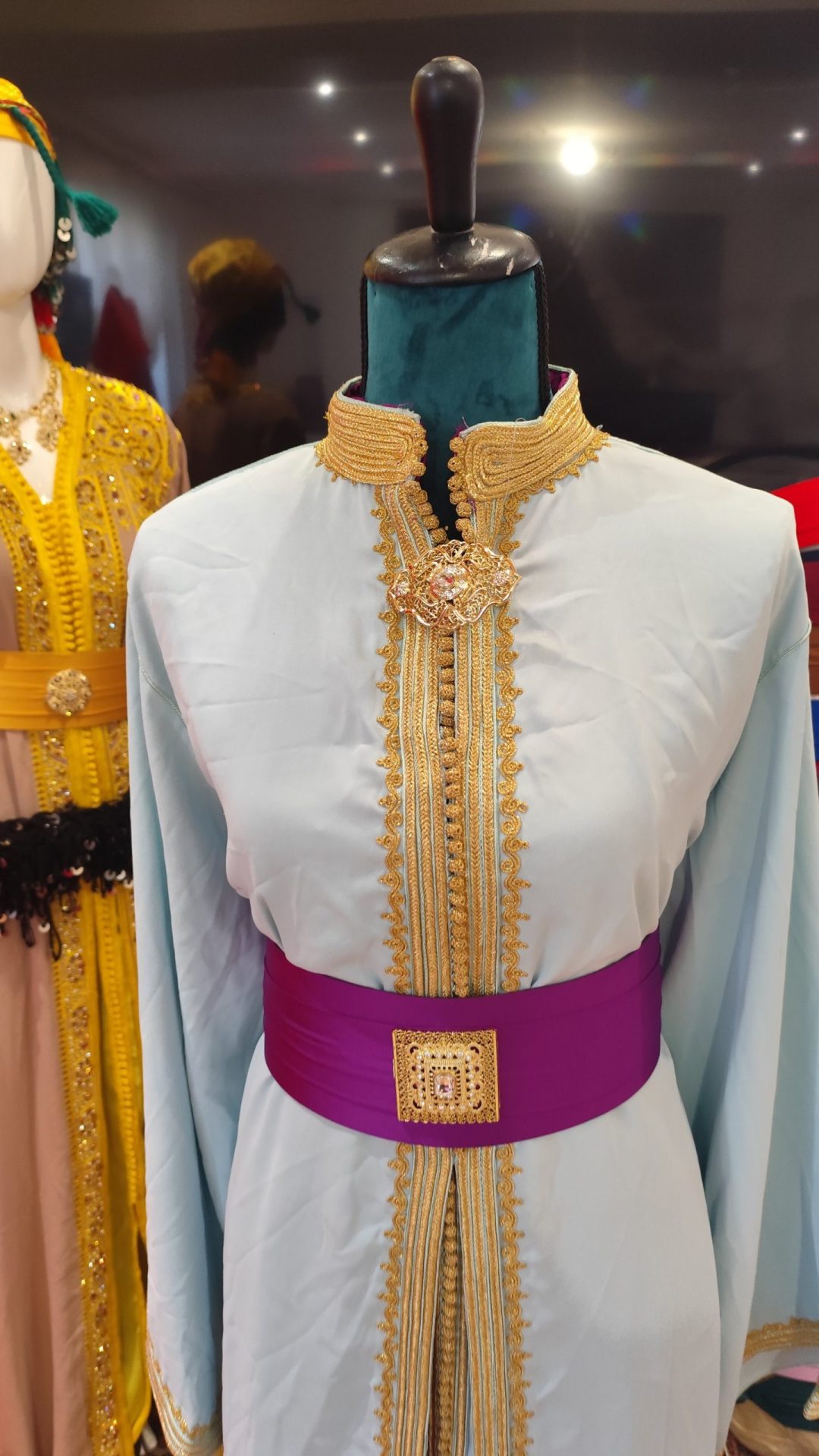 caftan marocain d occasion grande taille doublé – Image 3
