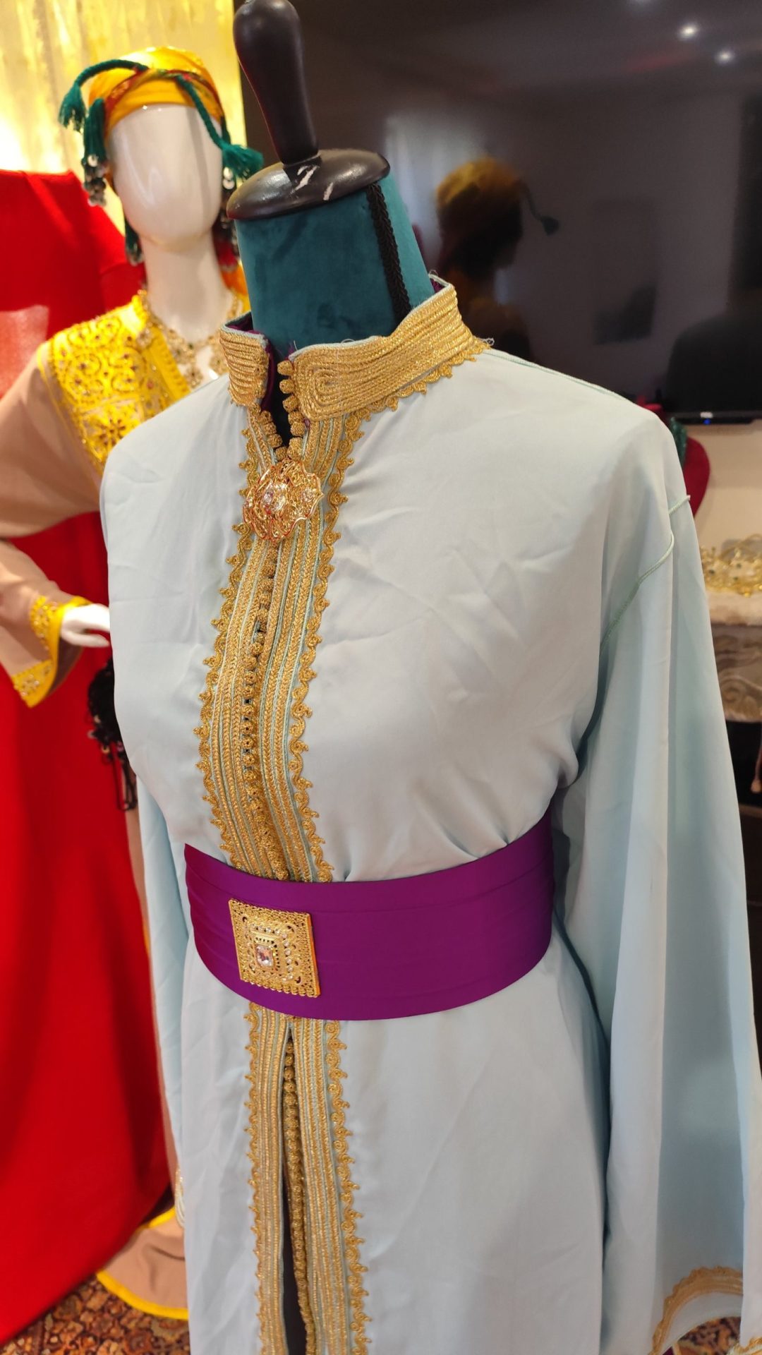 caftan marocain d occasion grande taille doublé – Image 5