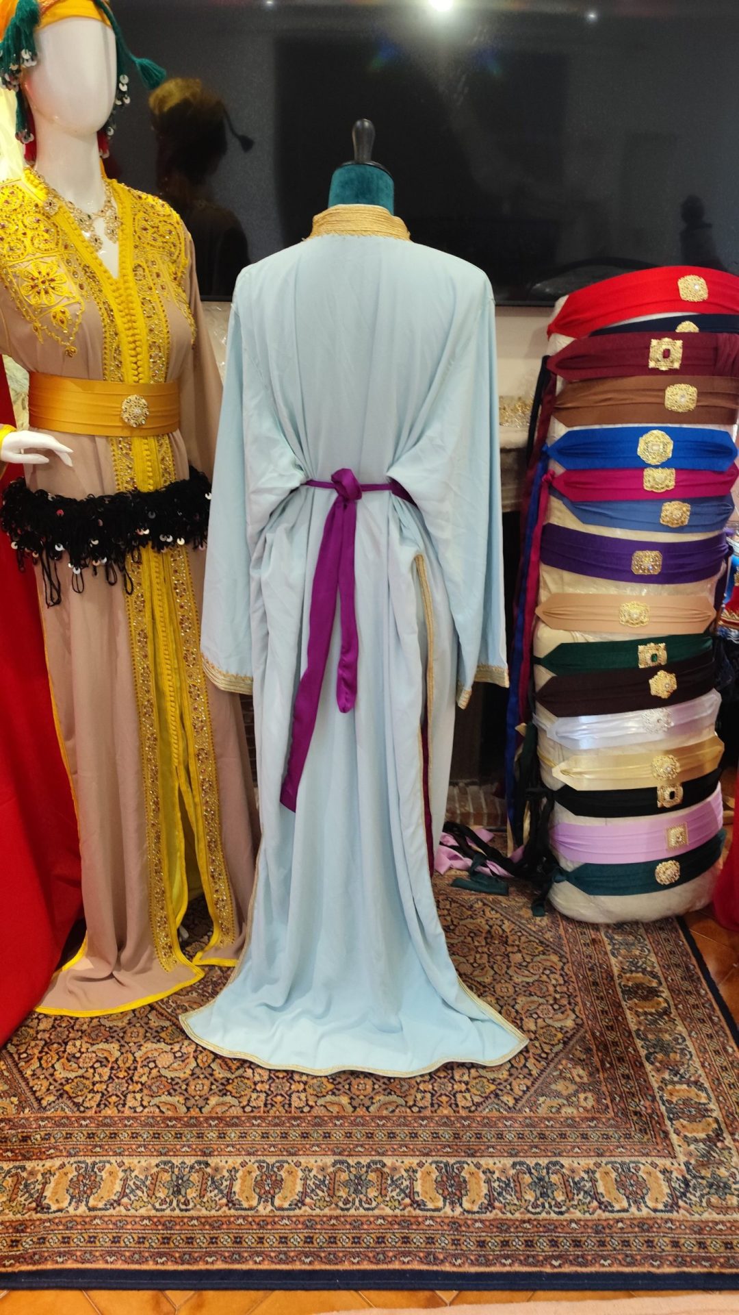 caftan marocain d occasion grande taille doublé – Image 6