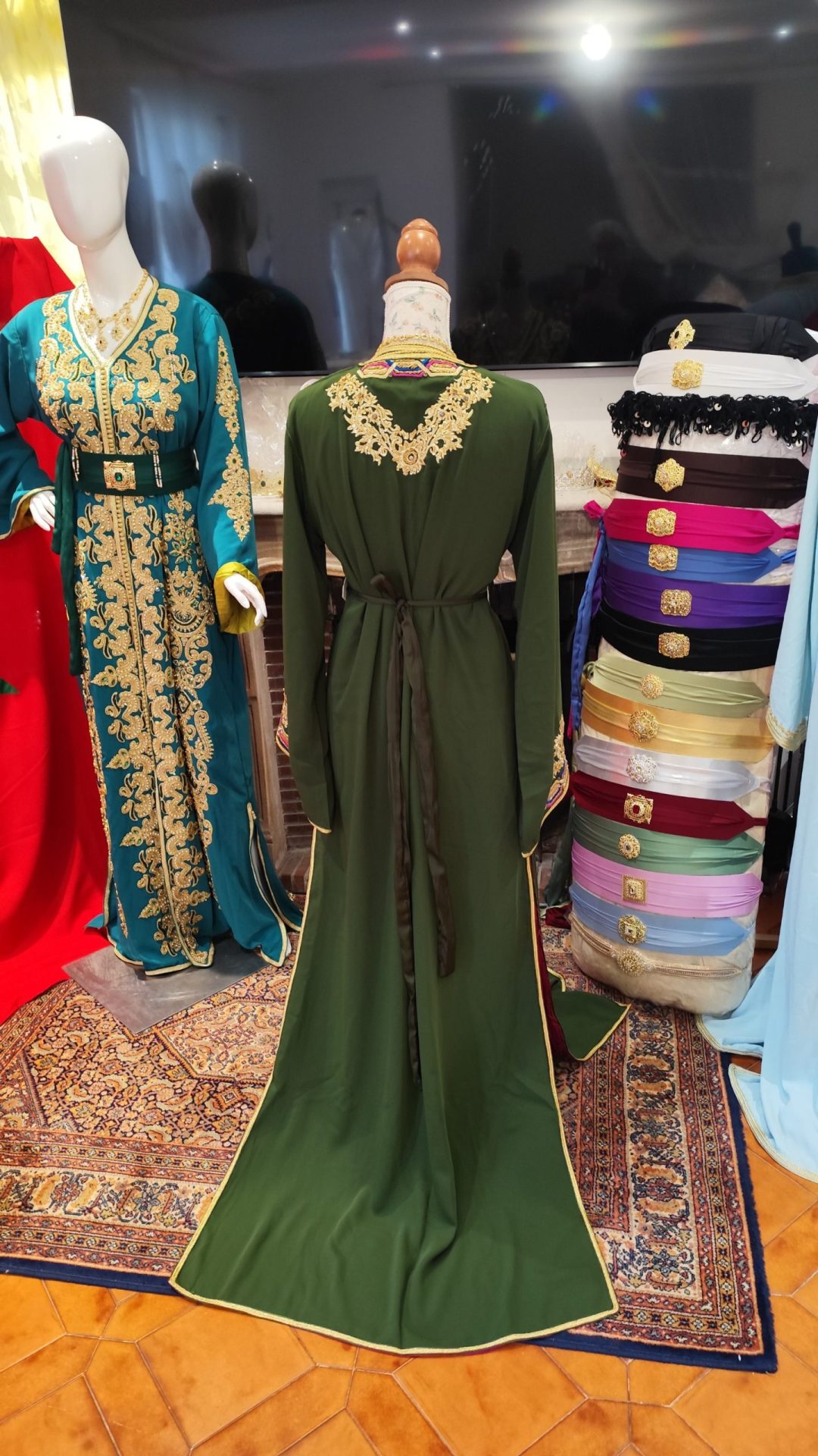 caftan marocain neuf doublé _ takchita deux pieces – Image 9