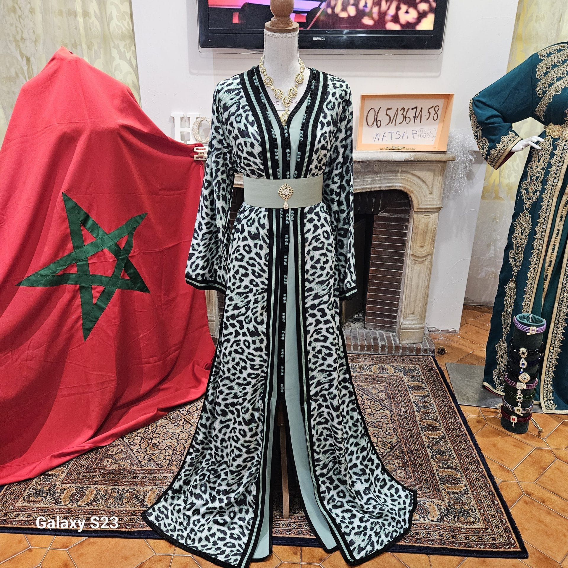 caftan marocain neuf doublé