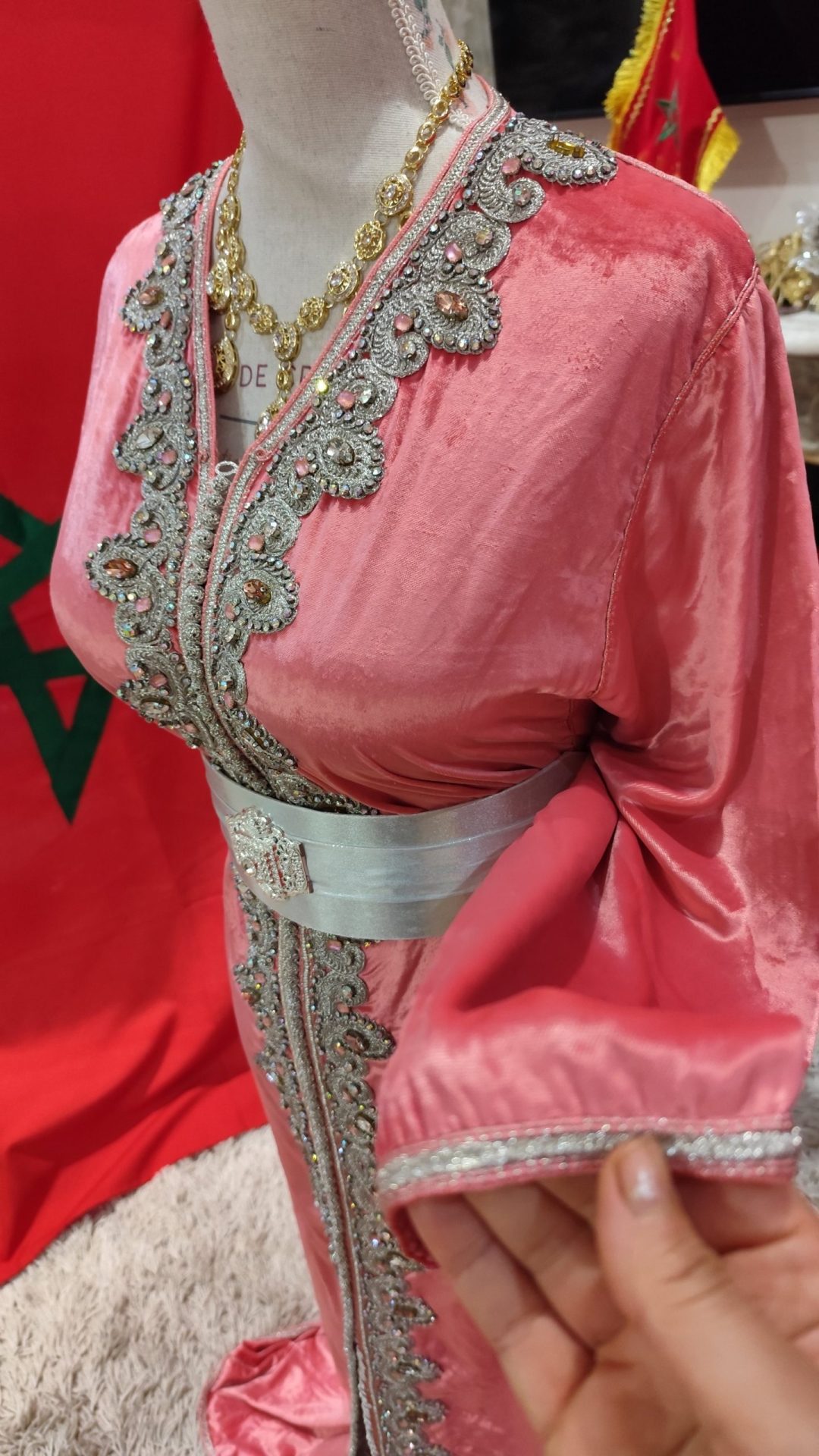 caftan marocain d occasion grande taille – Image 4