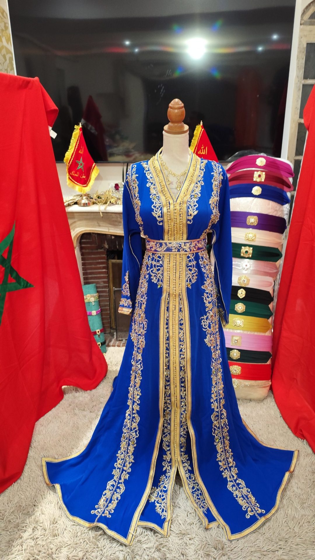 caftan marocain neuf avec ceinture – Image 10