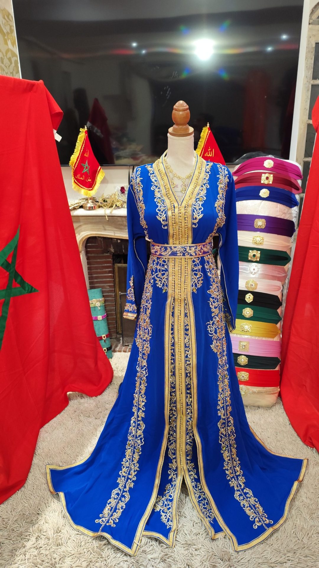 caftan marocain neuf avec ceinture – Image 6