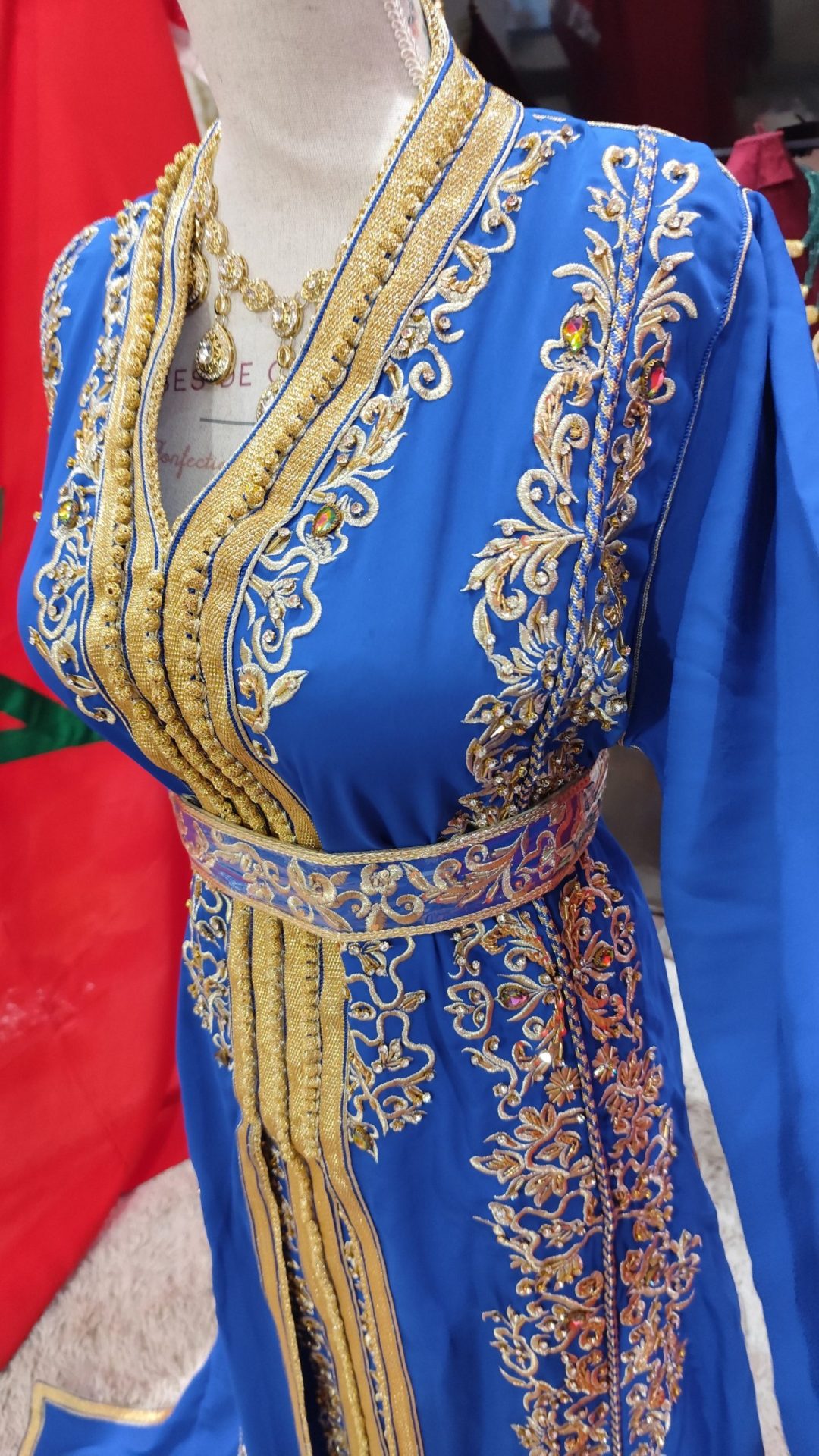 caftan marocain neuf avec ceinture – Image 11