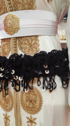 ✨ Mouzoune 2 mètres – Ceinture de danse marocaine ✨