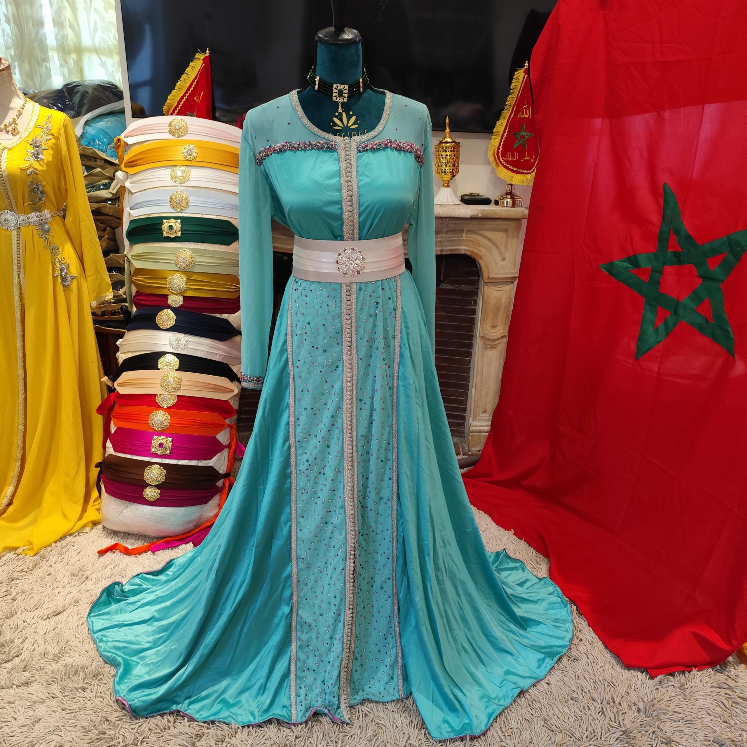 caftan marocain d occasion porté une fois
