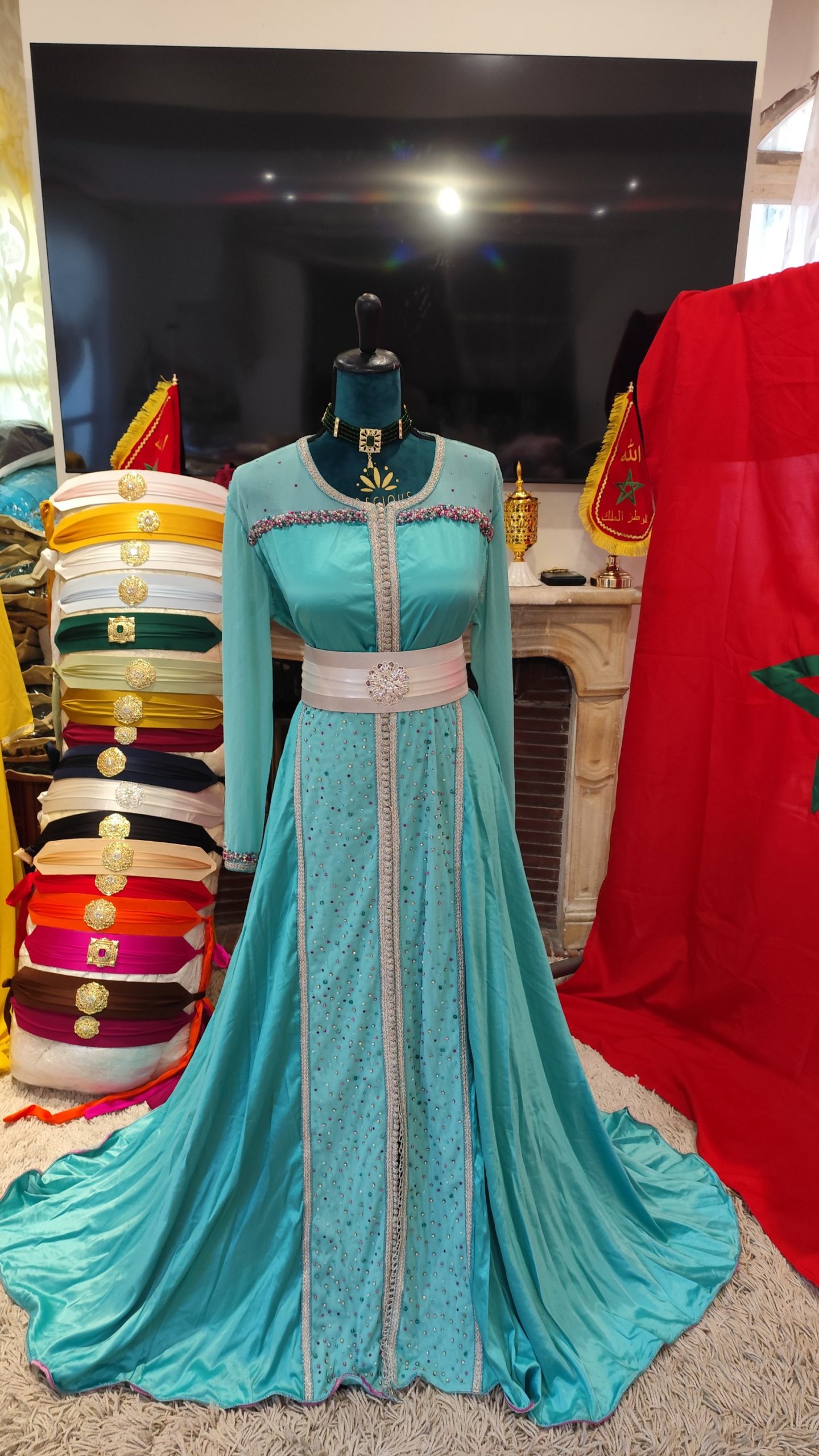 caftan marocain d occasion porté une fois – Image 10