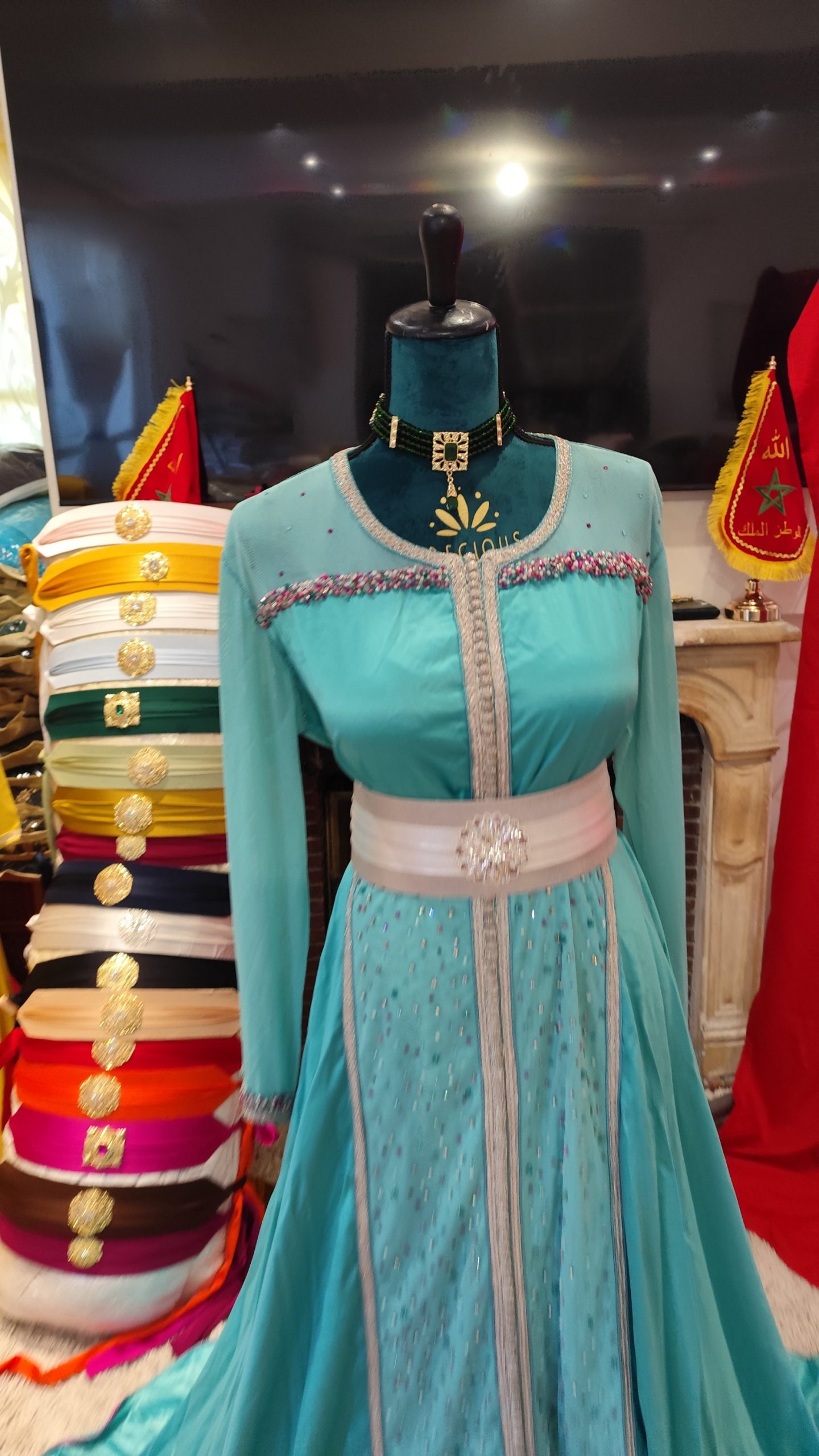 caftan marocain d occasion porté une fois – Image 8