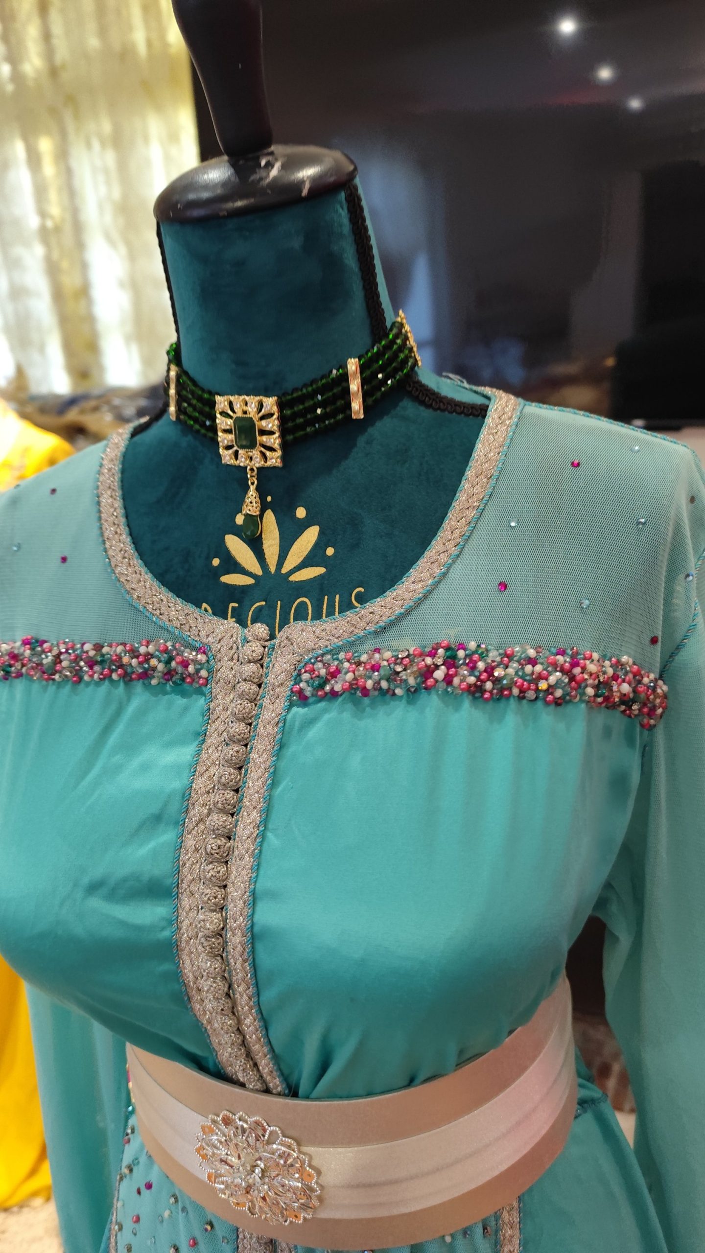 caftan marocain d occasion porté une fois – Image 7
