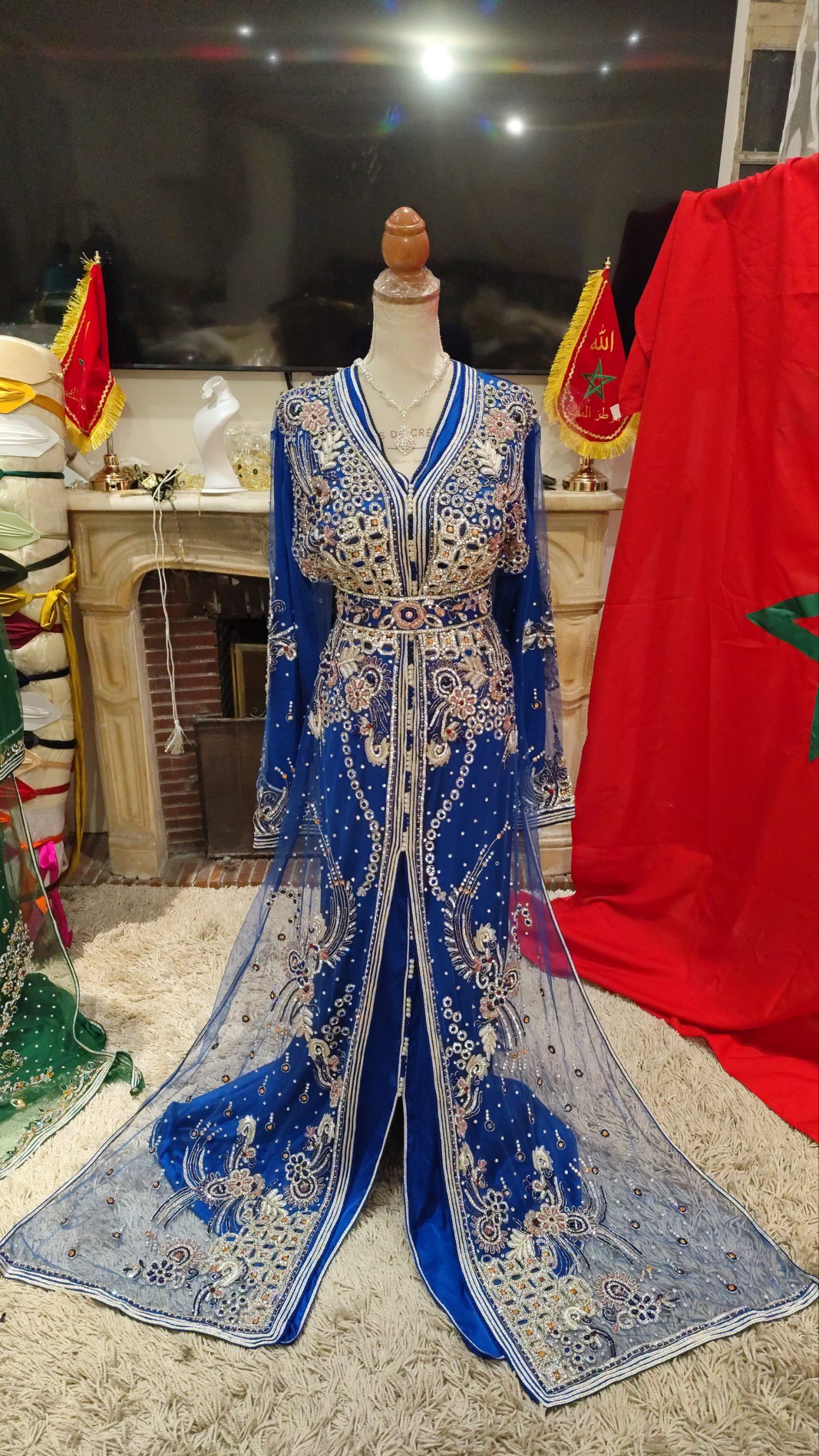 caftan marocain neuf avec la ceinture – Image 4