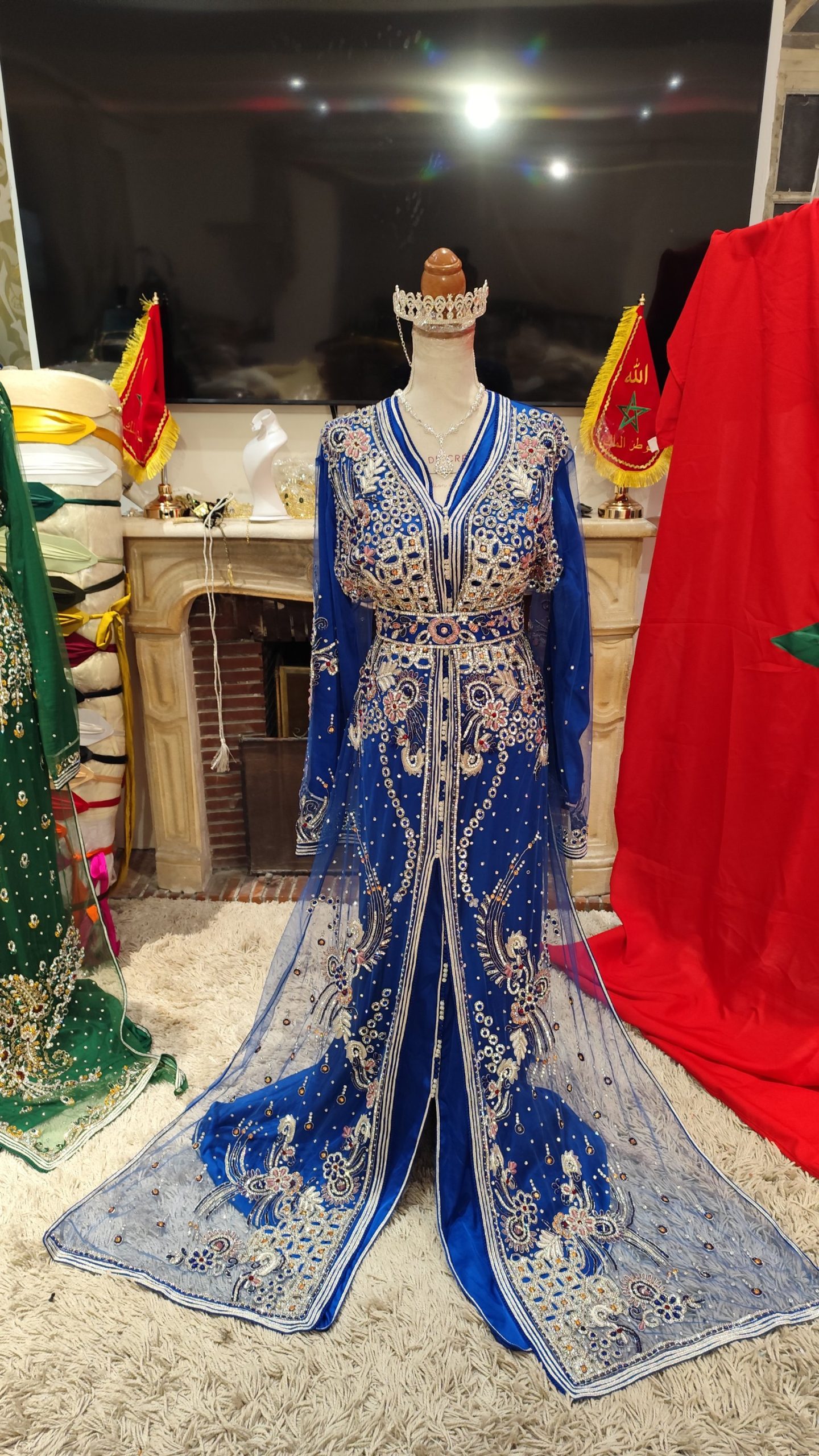 caftan marocain neuf avec la ceinture – Image 2