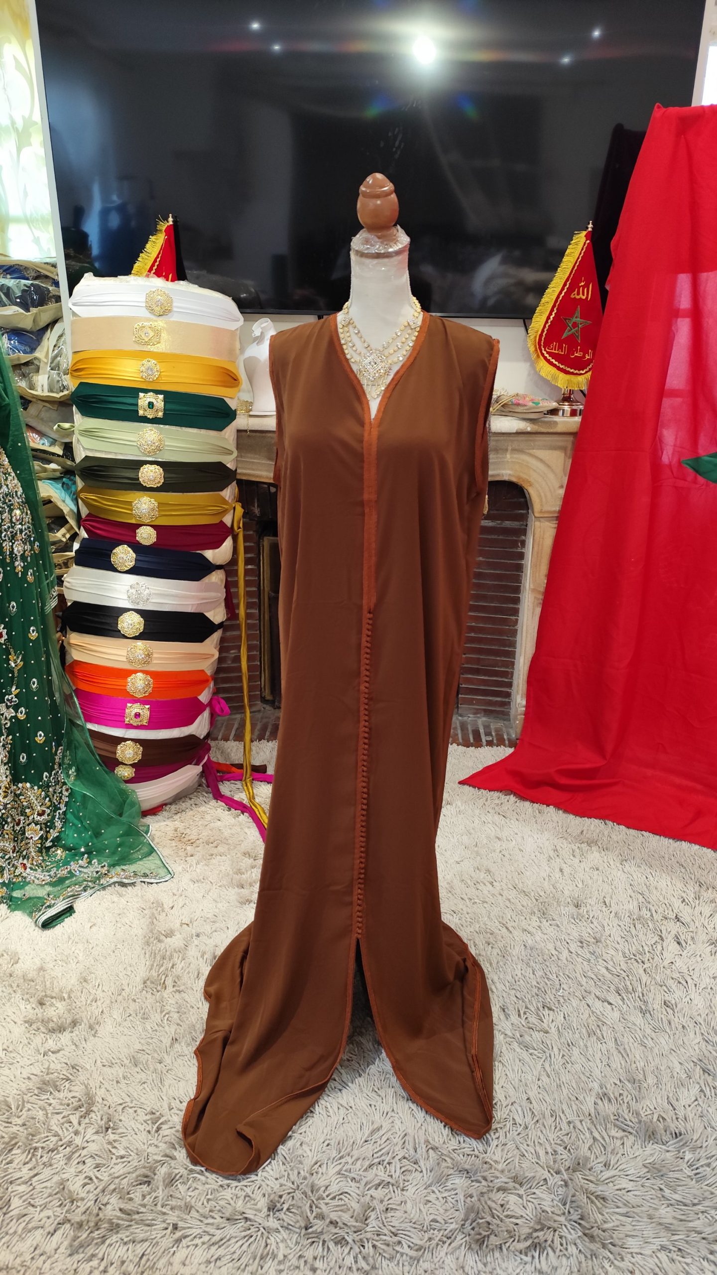 caftan marocain neuf avec la ceinture – Image 10