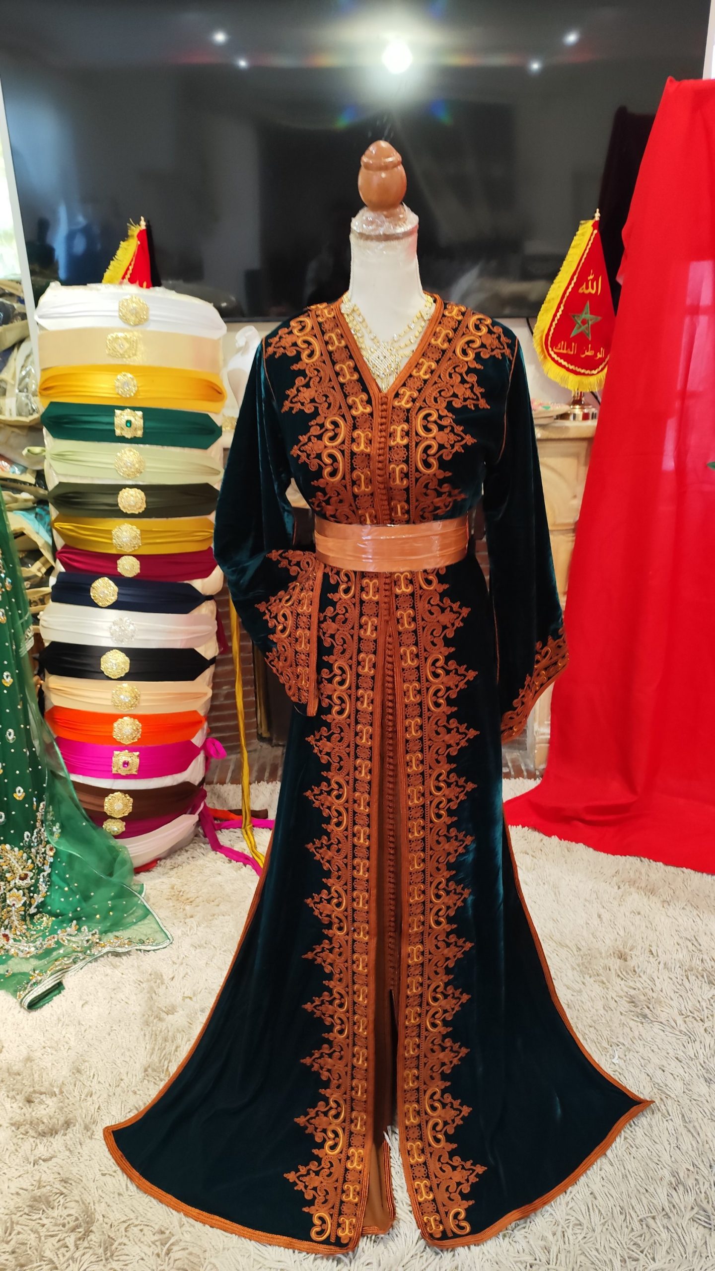 caftan marocain neuf avec la ceinture – Image 7