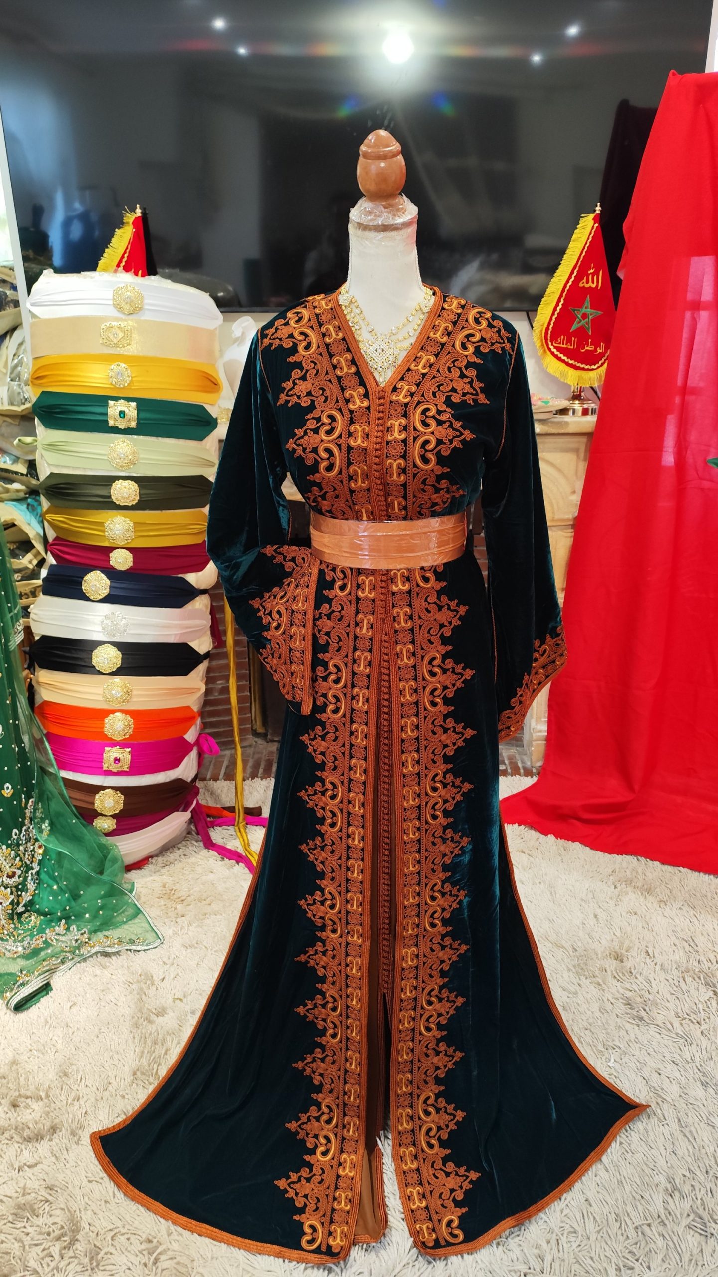 caftan marocain neuf avec la ceinture – Image 12
