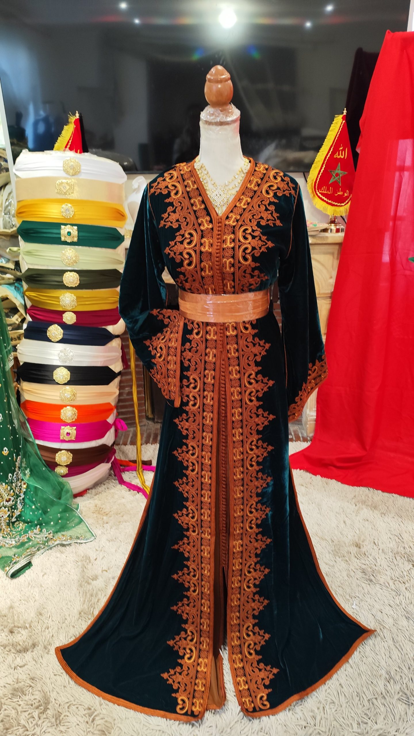 caftan marocain neuf avec la ceinture – Image 8