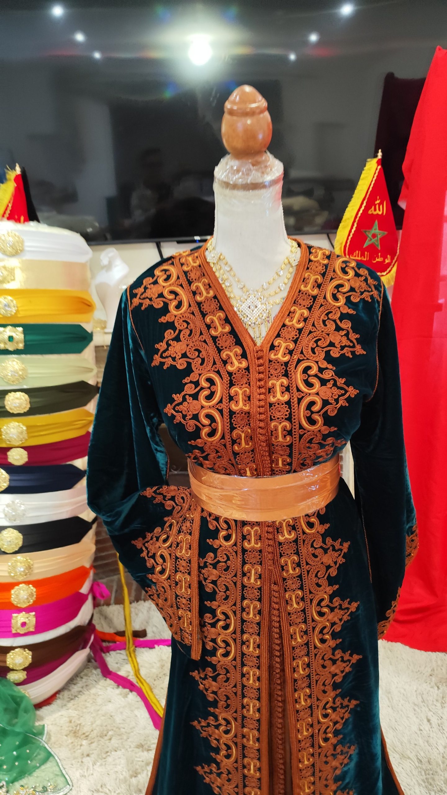 caftan marocain neuf avec la ceinture – Image 14