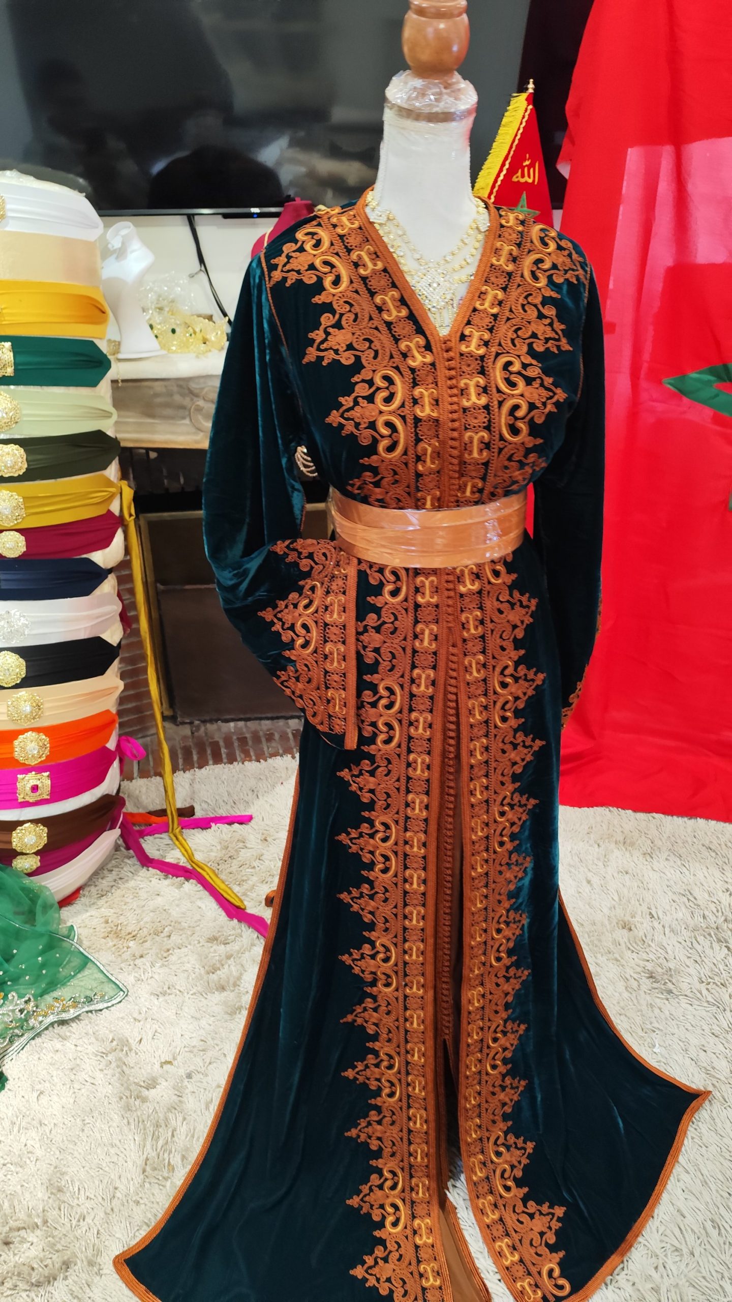 caftan marocain neuf avec la ceinture – Image 6