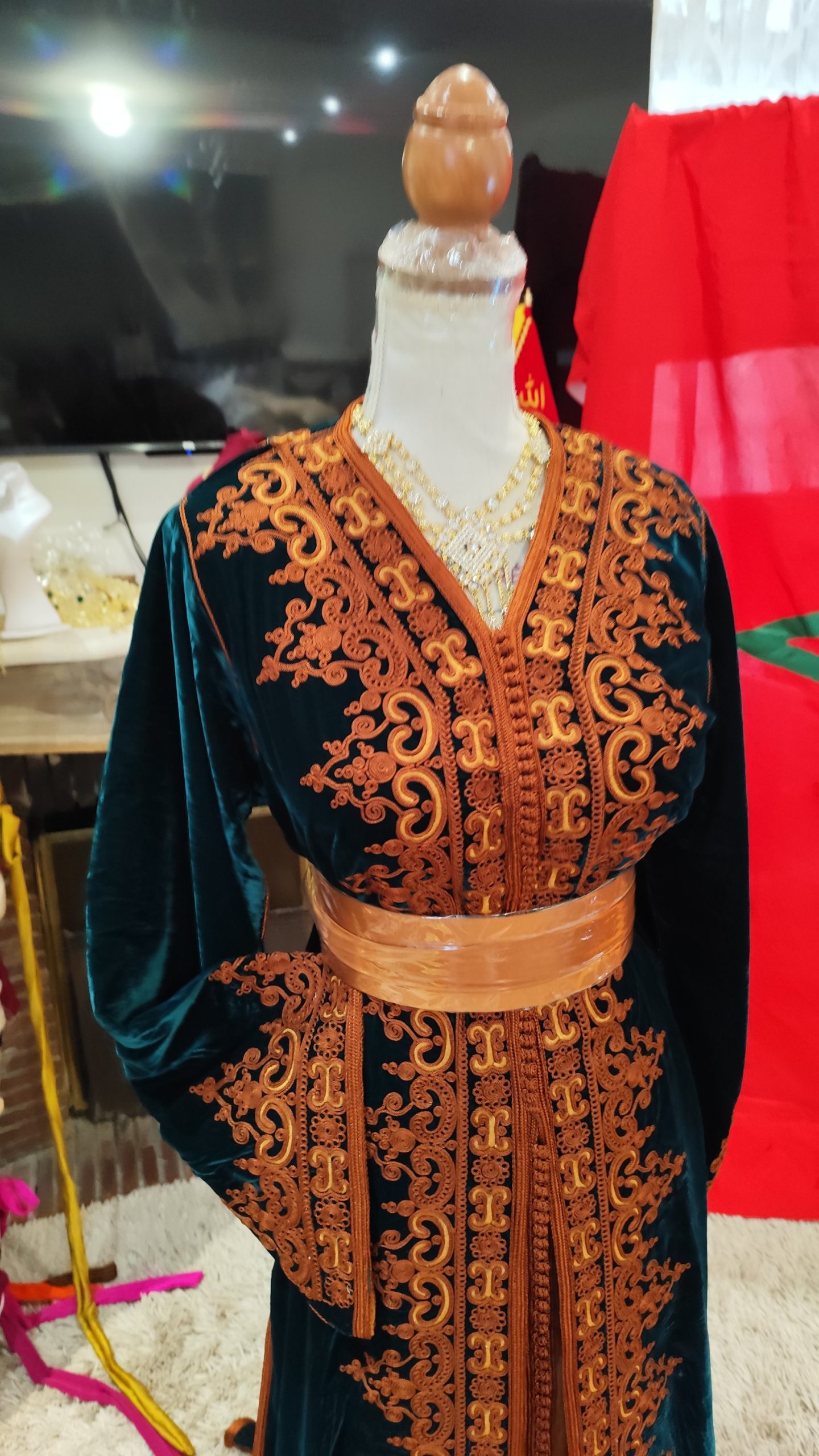 caftan marocain neuf avec la ceinture – Image 4