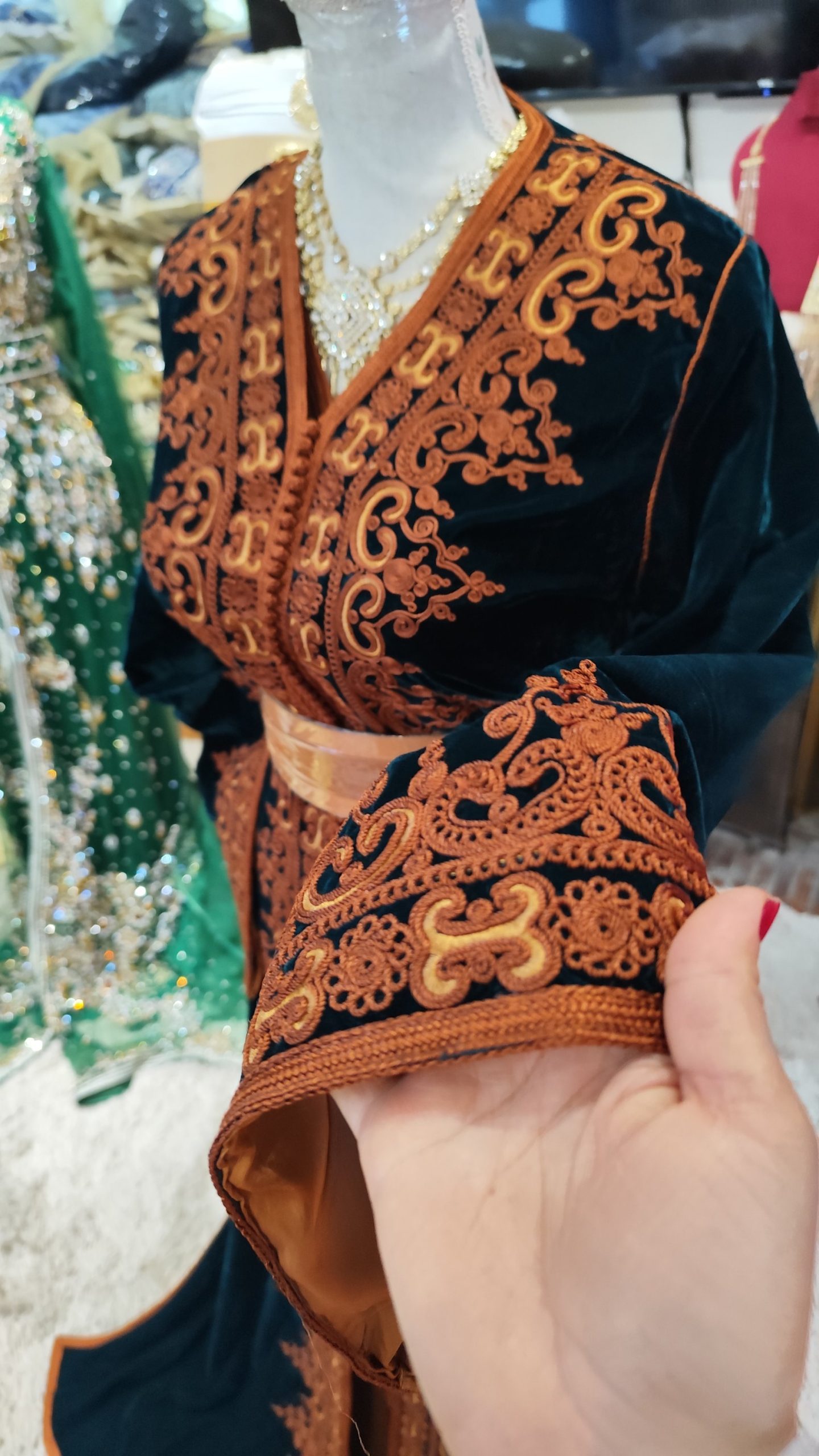 caftan marocain neuf avec la ceinture – Image 5