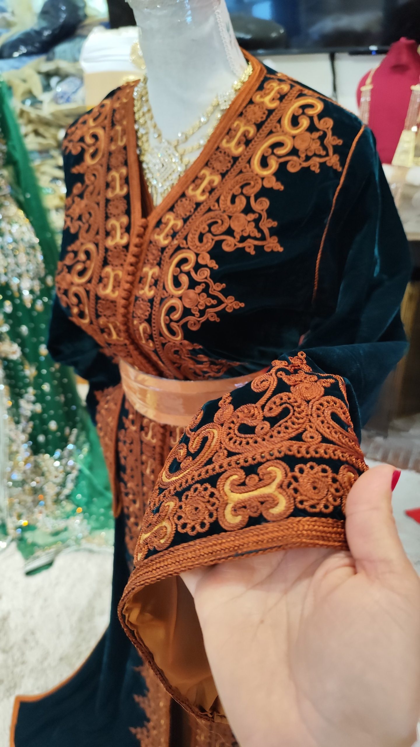 caftan marocain neuf avec la ceinture – Image 9