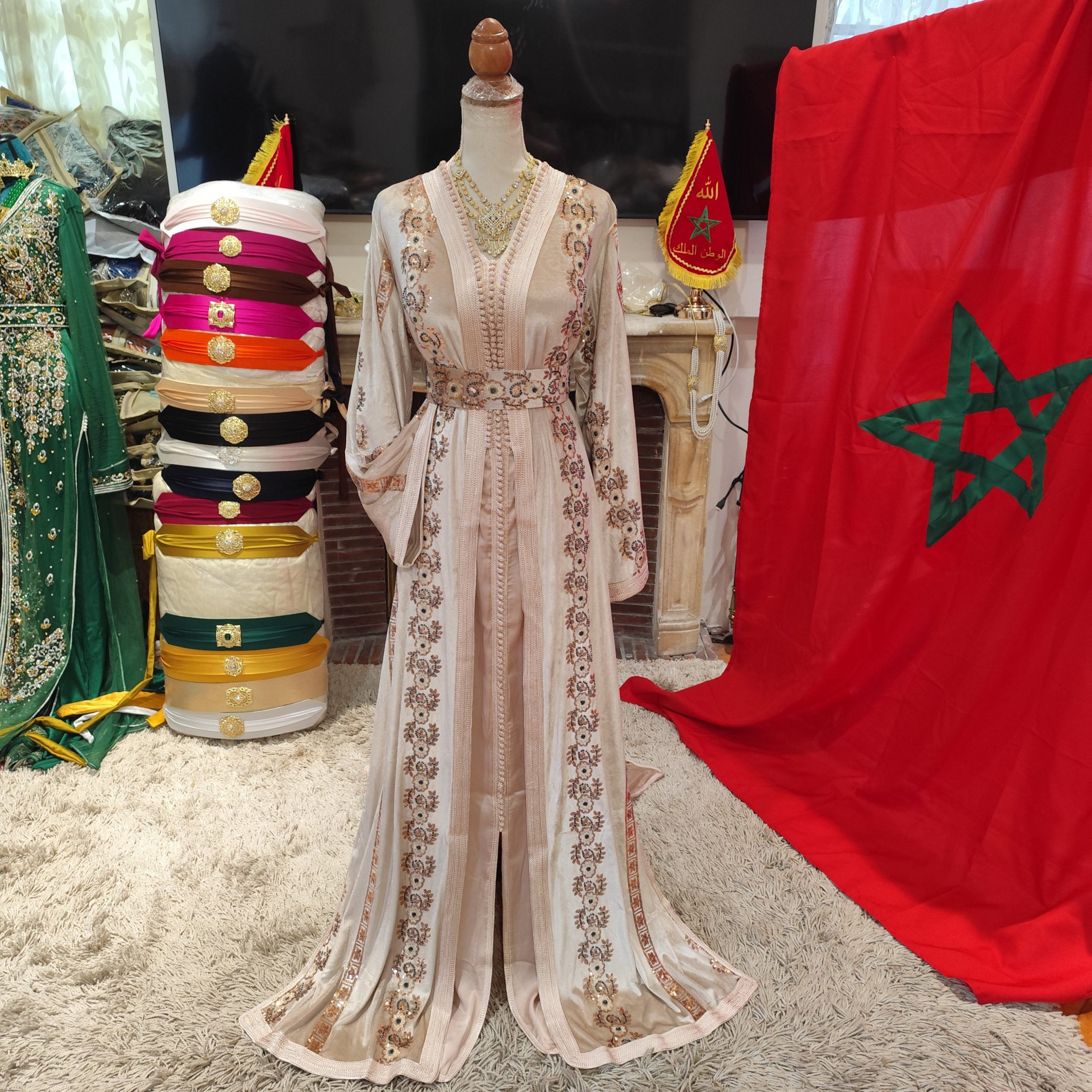 caftan marocain neuf avec ceinture – Image 12