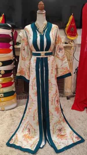 caftan marocain neuf doublé avec ceinture