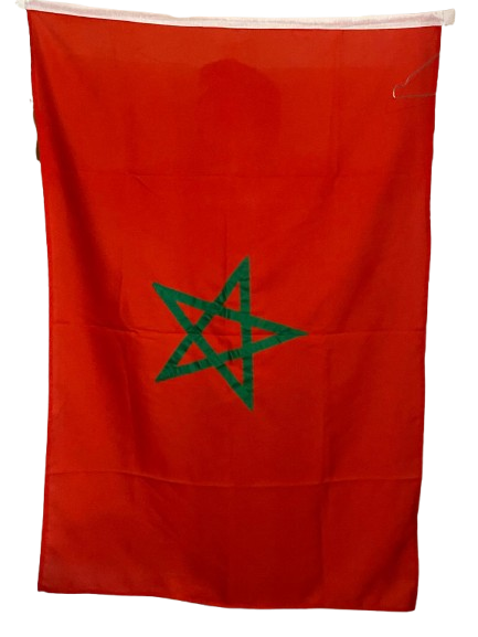 🇲🇦 Drapeau du Maroc en tissu haut de gamme – 1m x 1,5m – Image 2